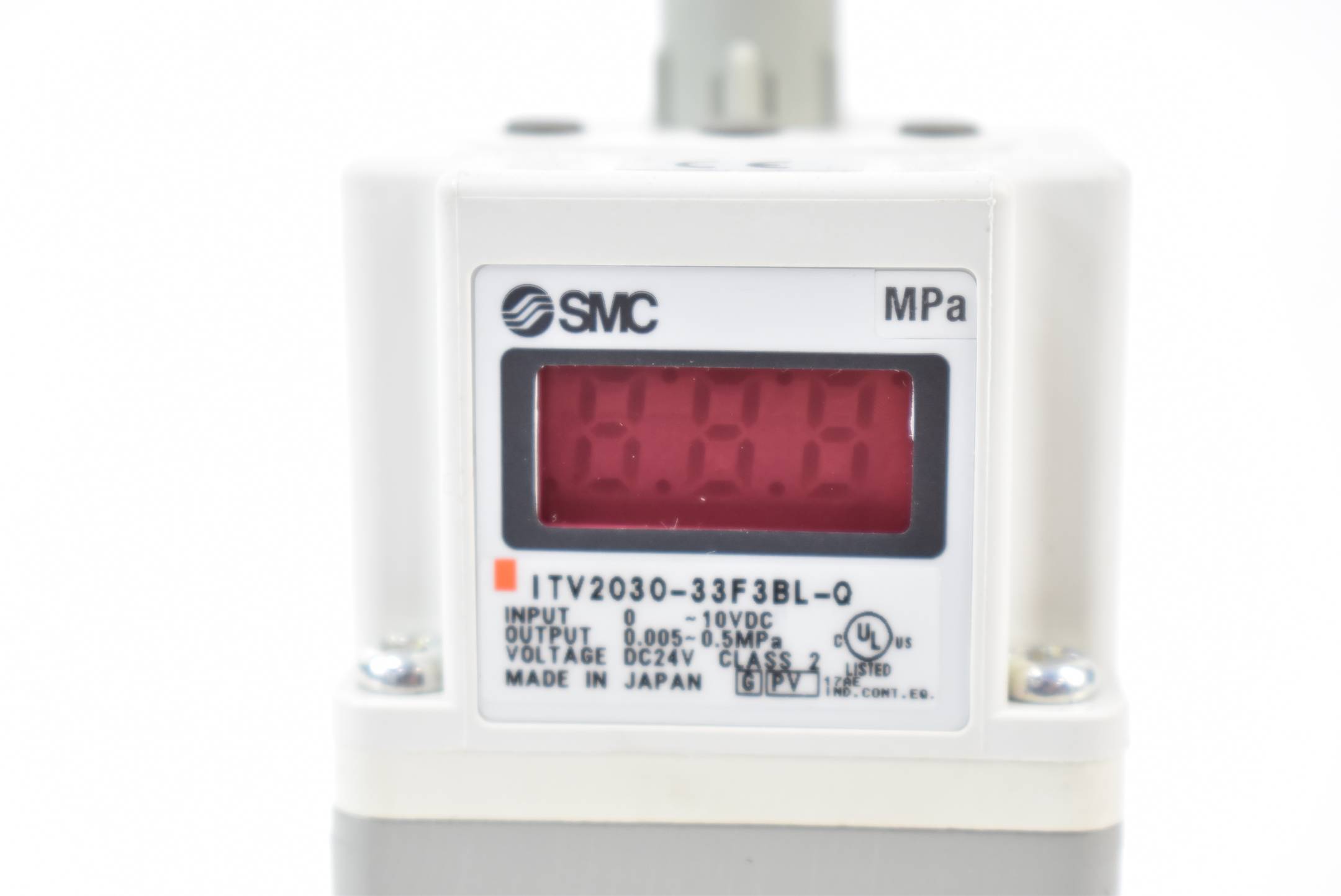 SMC Pneumatikregler 24VDC 0-10VDC 0,005-0,5MPa ITV2030-33F3BL-Q