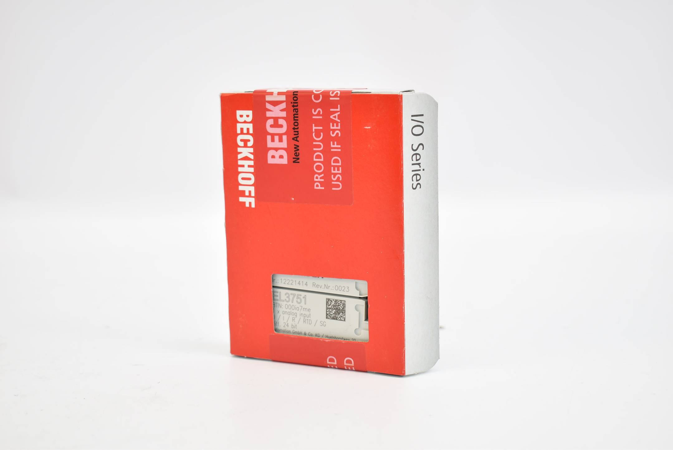 Beckhoff EtherCAT-Klemme 1-Kanal-Analog-Eingang 24 Bit EL 3751 ( EL3751 )