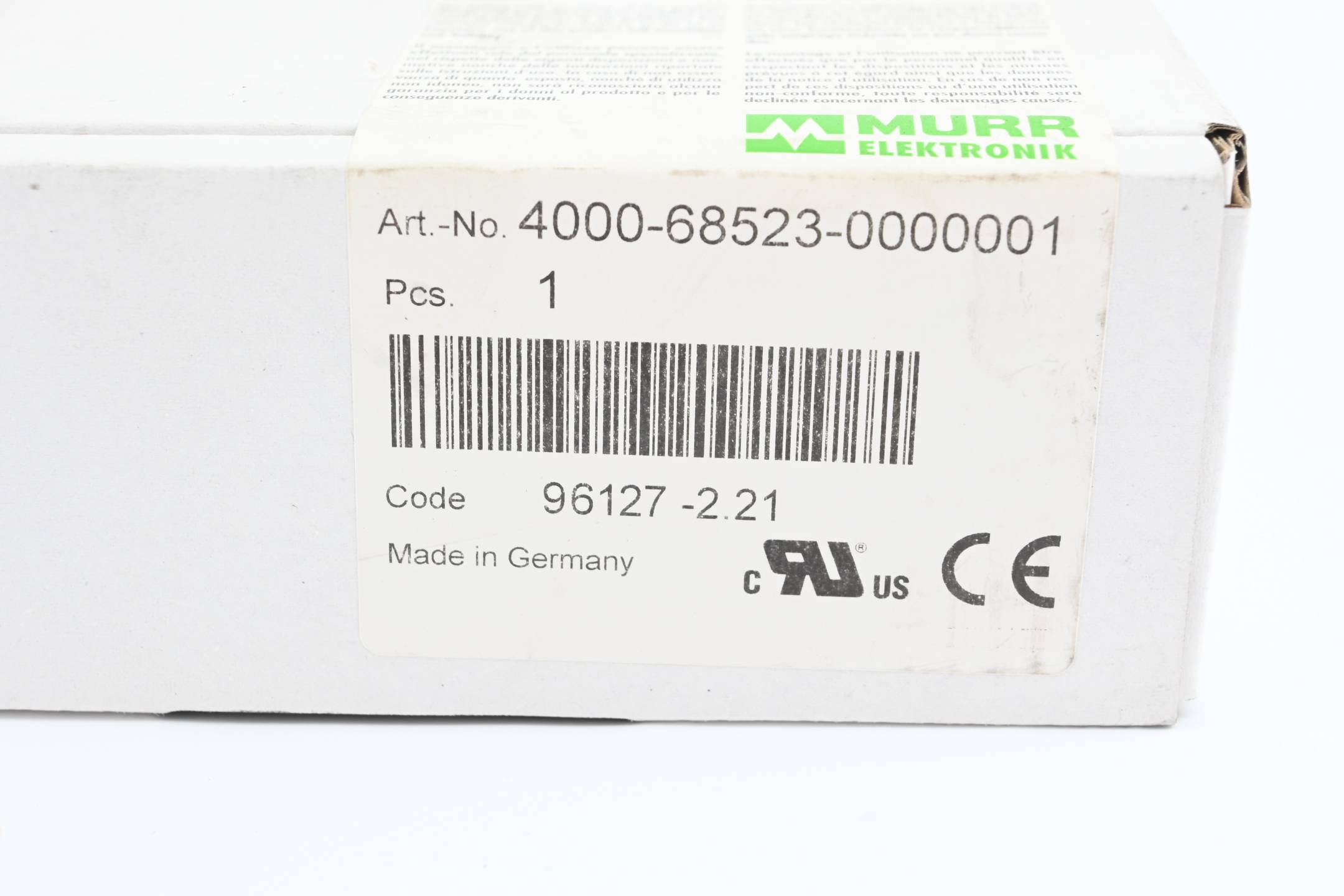 Murr Elektronik Modlink MSDD Einbaurahmen 2-fach metallic 4000-68523-0000001