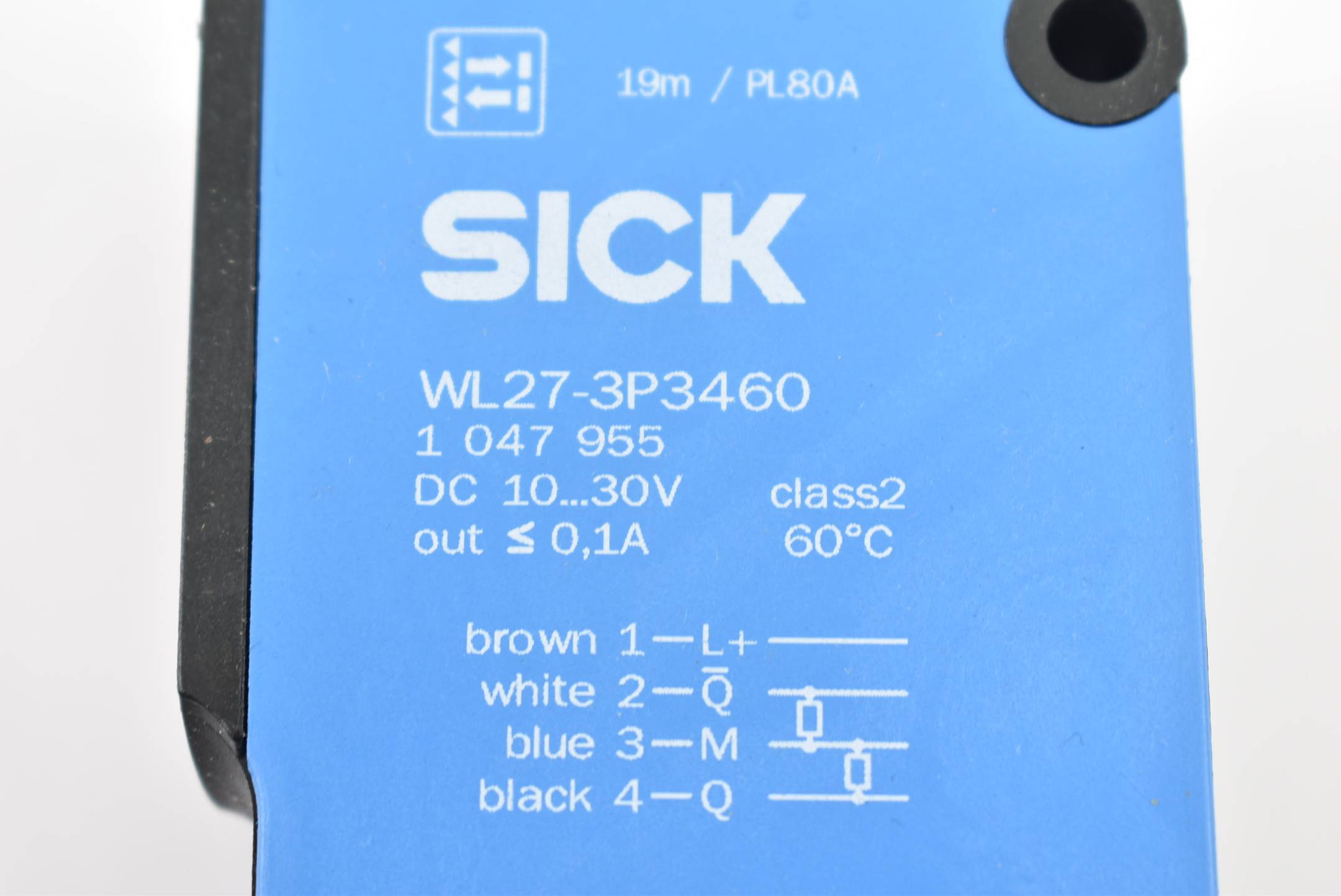 Sick Kompakt-Lichtschranken 10-30VDC WL27-3P3460 ( 1047955 )