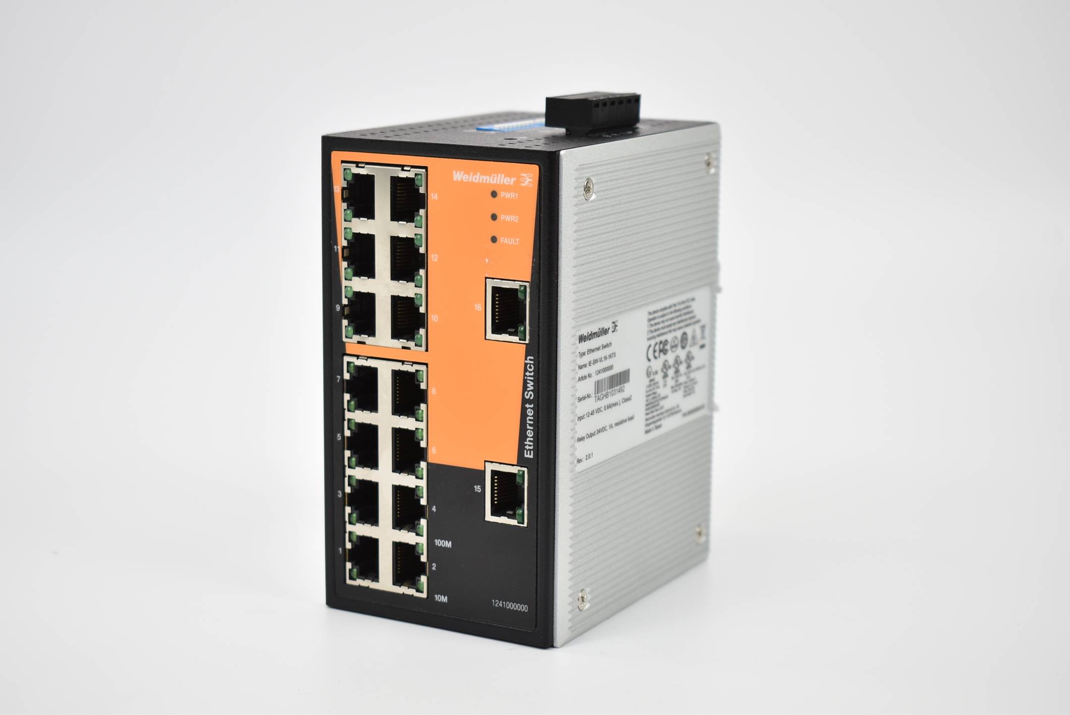 Weidmüller IE-SW-VL16-16TX  Netzwerk Switch 1241000000 