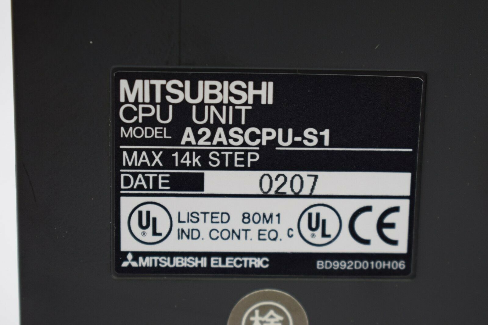 Mitsubishi MELSEC CPU A2ASCPU-S1