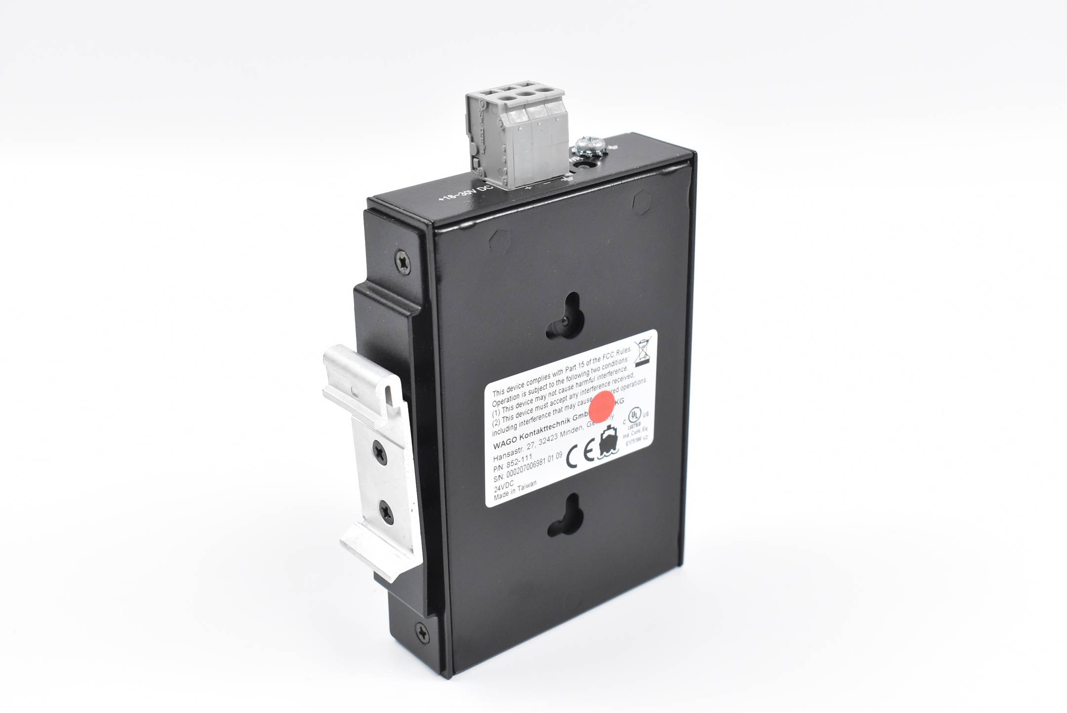 Wago 5-port 10/100 Industrial Switch 852-111 ( 852 111 ) 