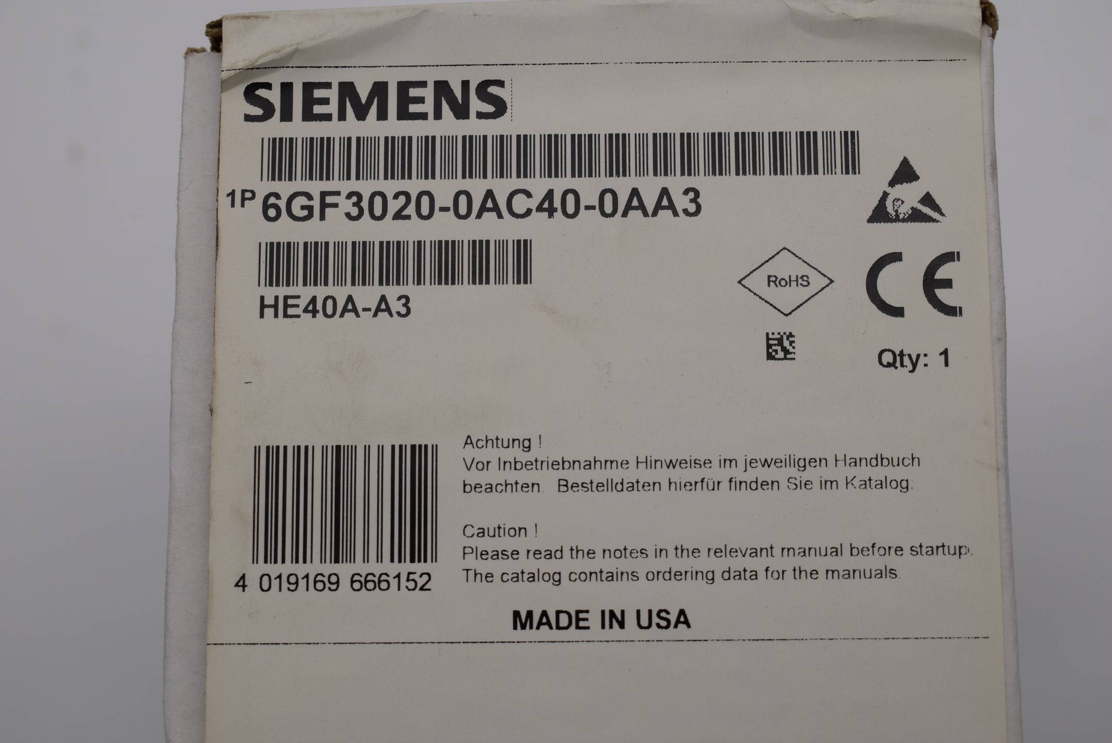 Siemens Akku-Ladestation HE40 6GF3020-0AC40-0AA3 ( 6GF3 020-0AC40-0AA3 )