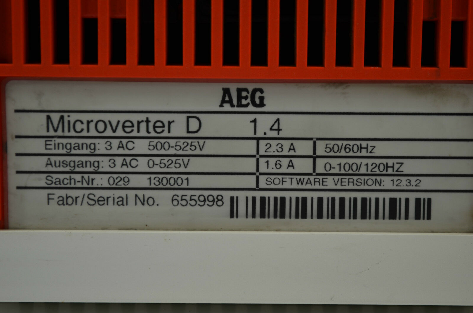 AEG Microverter D 1.4  029  130001 ( 655998 )