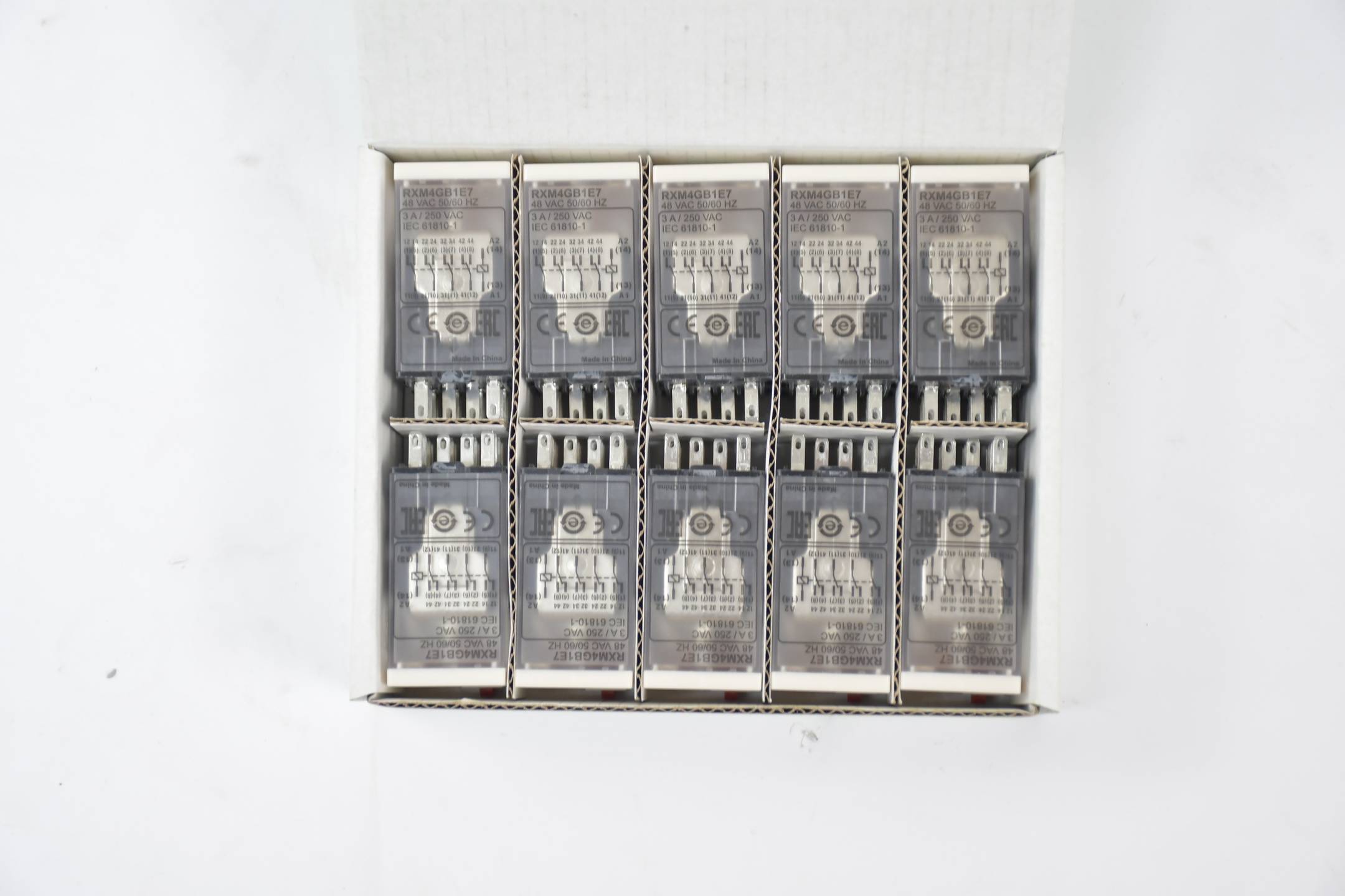 Schneider Electric Miniatur Relais 10 Stück RXM4GB1E7 ( 940391 )