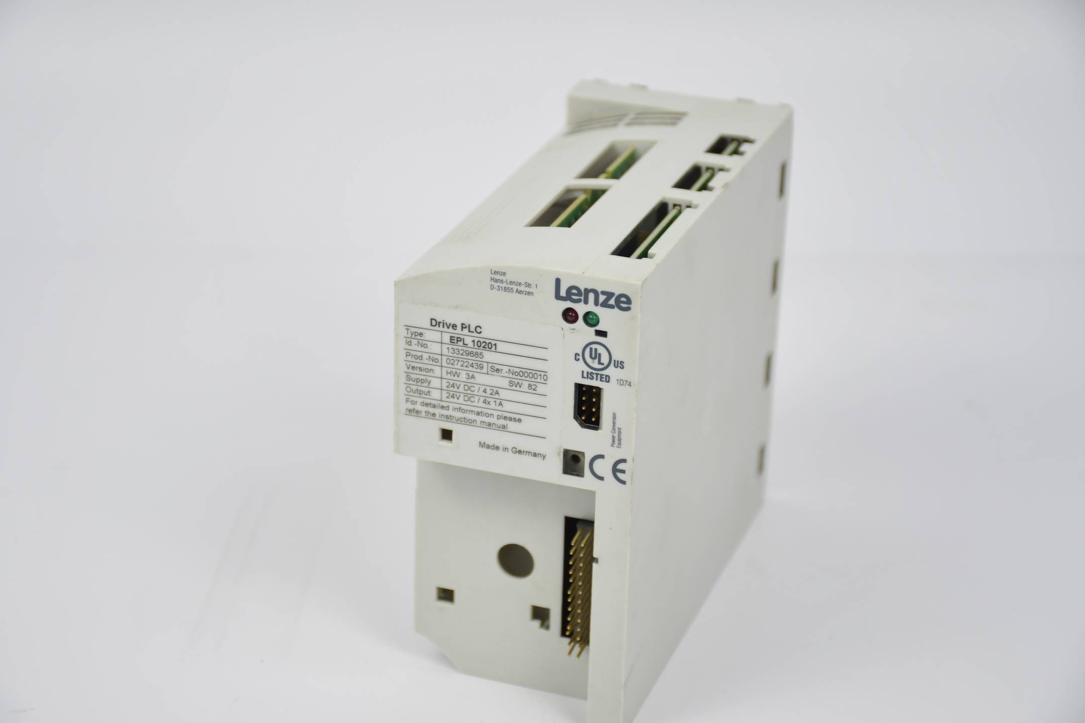 Lenze EPL 10201 Drive PLC + EPZ 10201 APPL Extension Board 