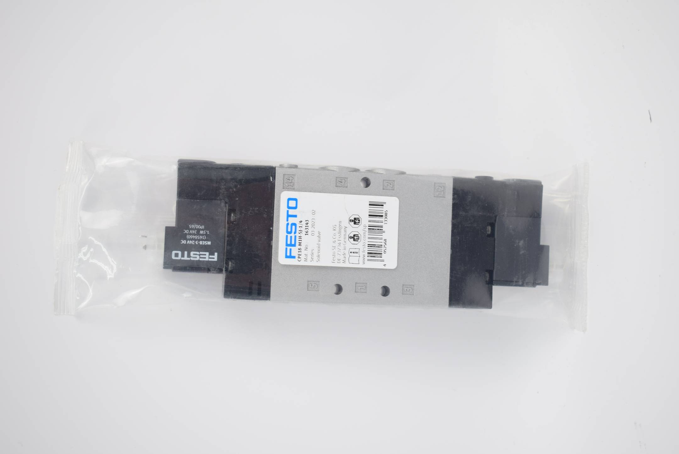 Festo Magnetventil 2-10bar CPE18-M1H-5J-1/4 (163143)
