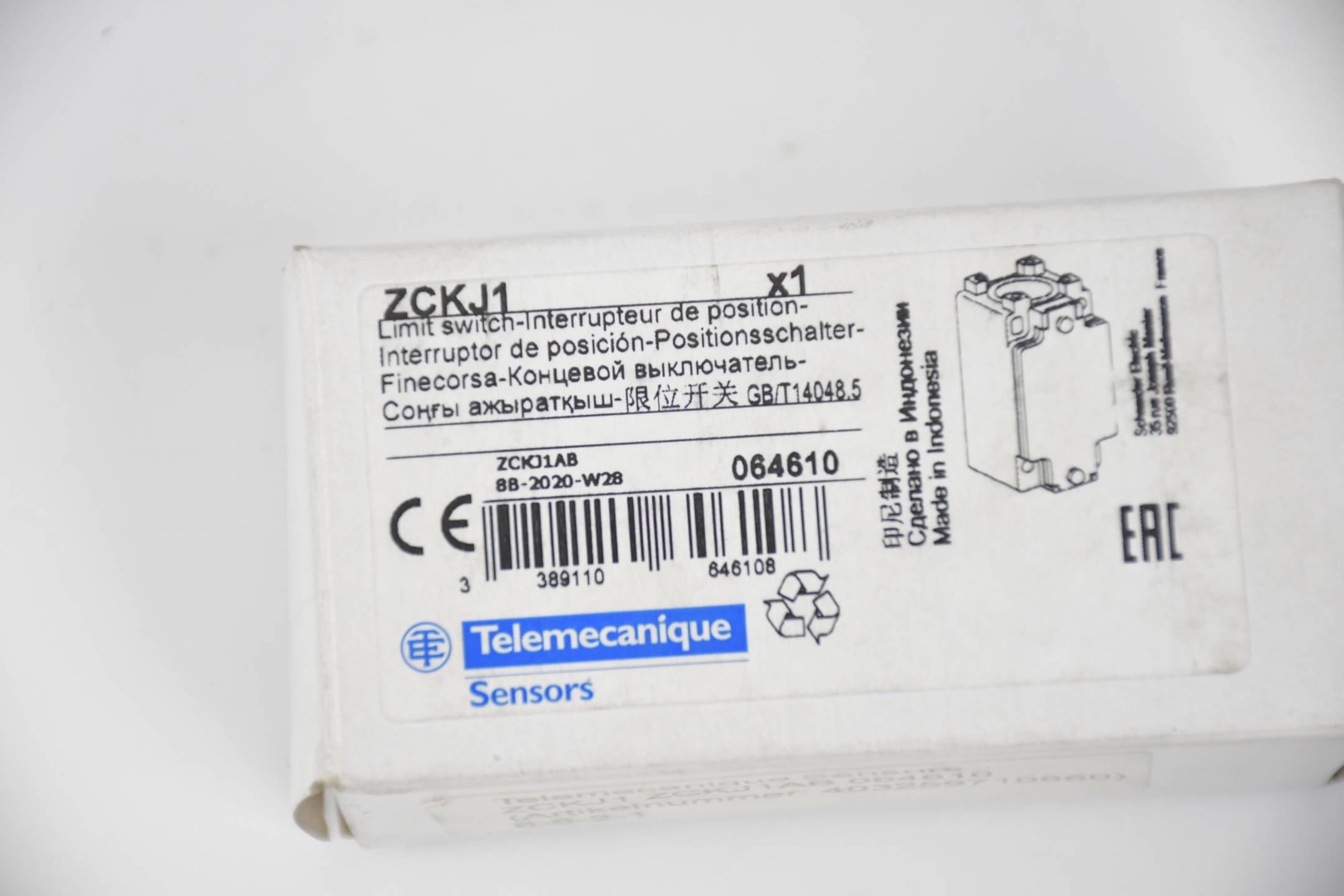 Telemecanique Positionsschalter ZCKJ1 ( XCKJ ) ( 064610 )