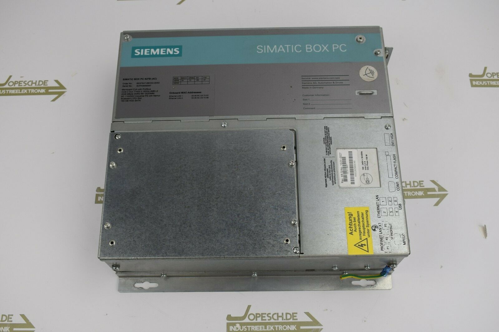 Siemens simatic BOX PC 627B 6ES7 647-6BH30-0AX0 ( 6ES7647-0BH30-0AX0 )