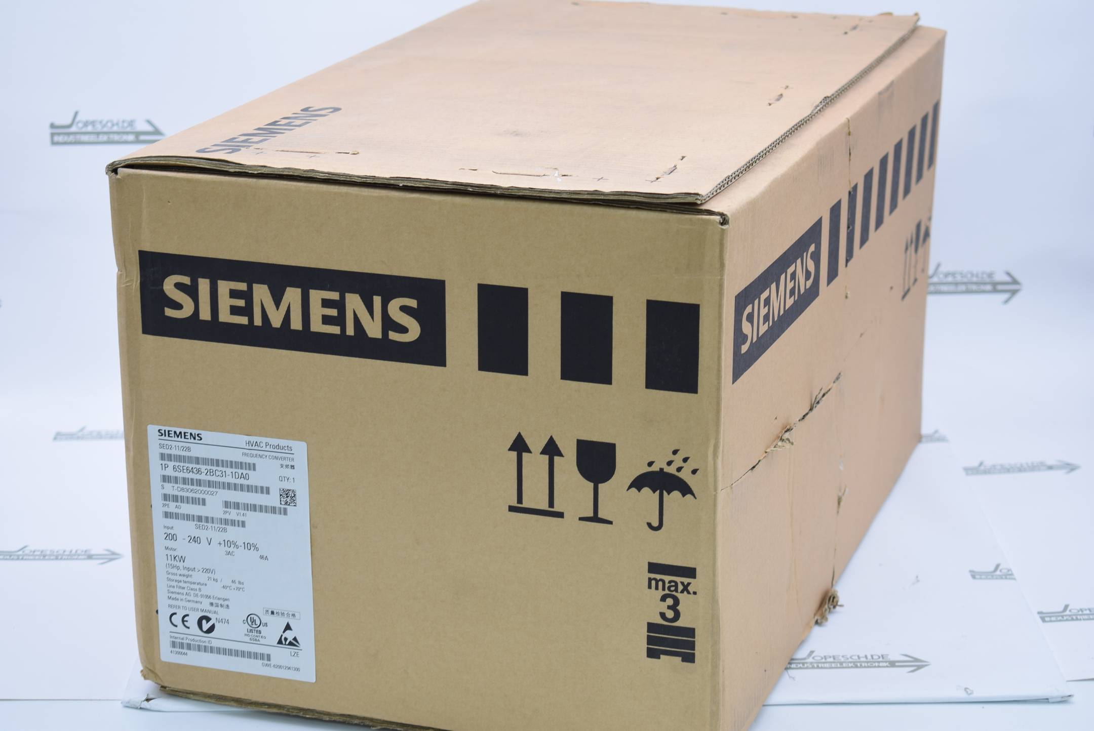 Siemens Frequenzumwandler 6SE6436-2BC31-1DA0 ( 6SE6 436-2BC31-1DA0 ) V1.41