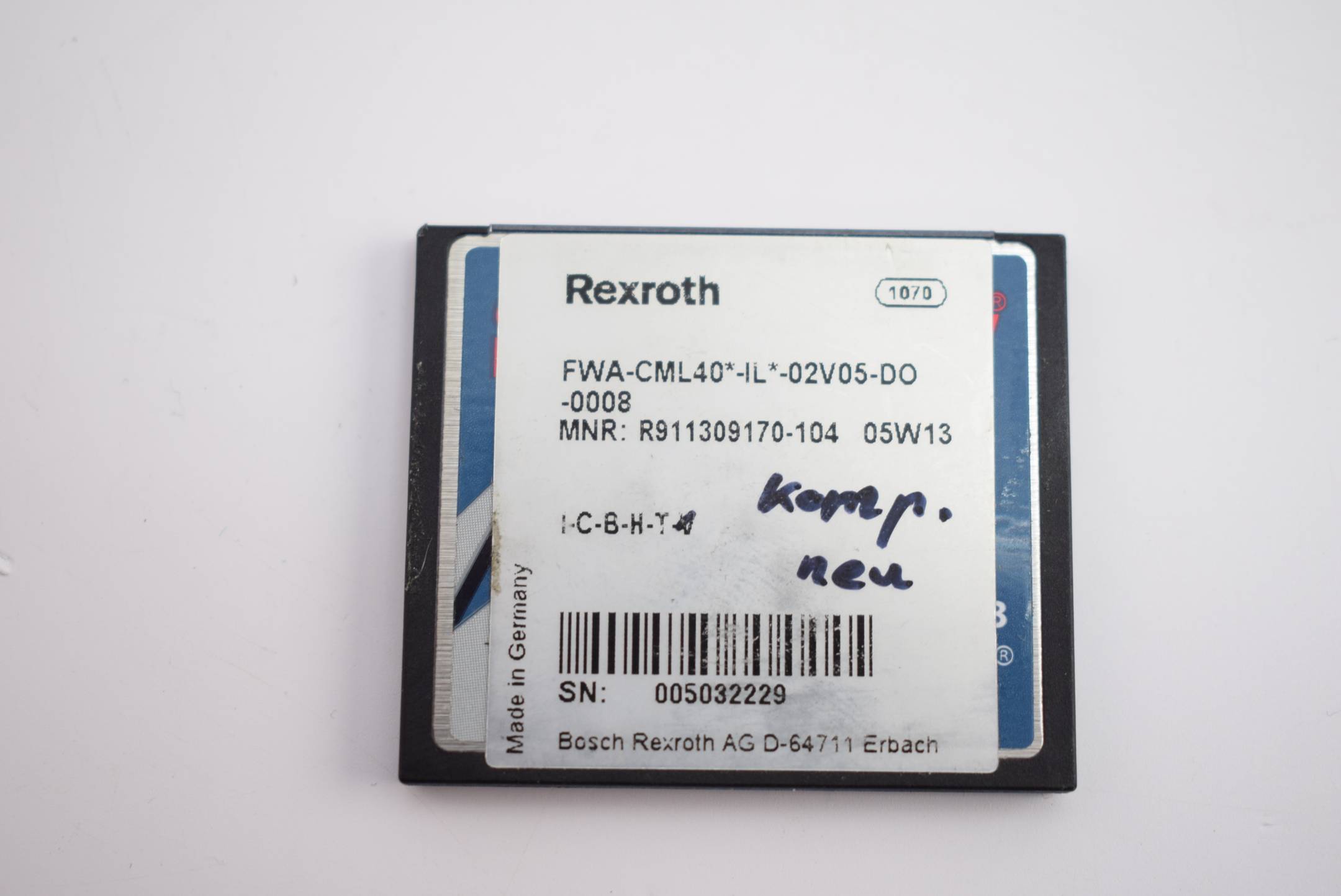 Rexroth CML40.1-NP-220-NA-NNNN-NW + FWA-CML40*-IL*-02V05-DO-0008