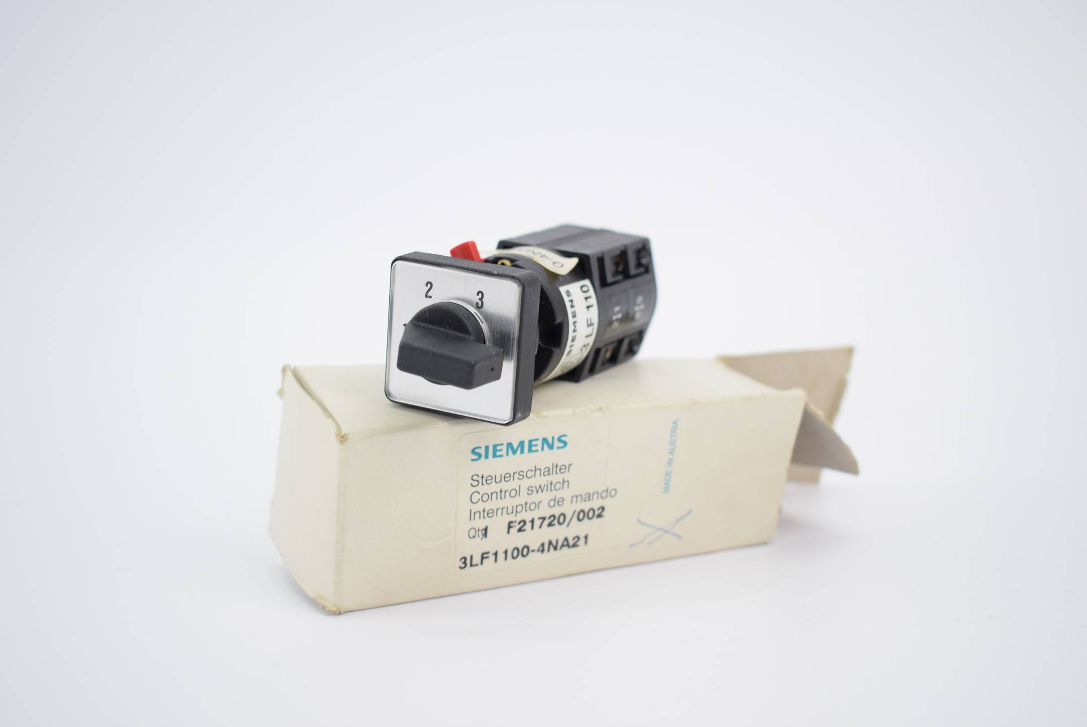 Siemens Steuerschalter 3LF1100-4NA21 ( 3LF1 100-4NA21 )