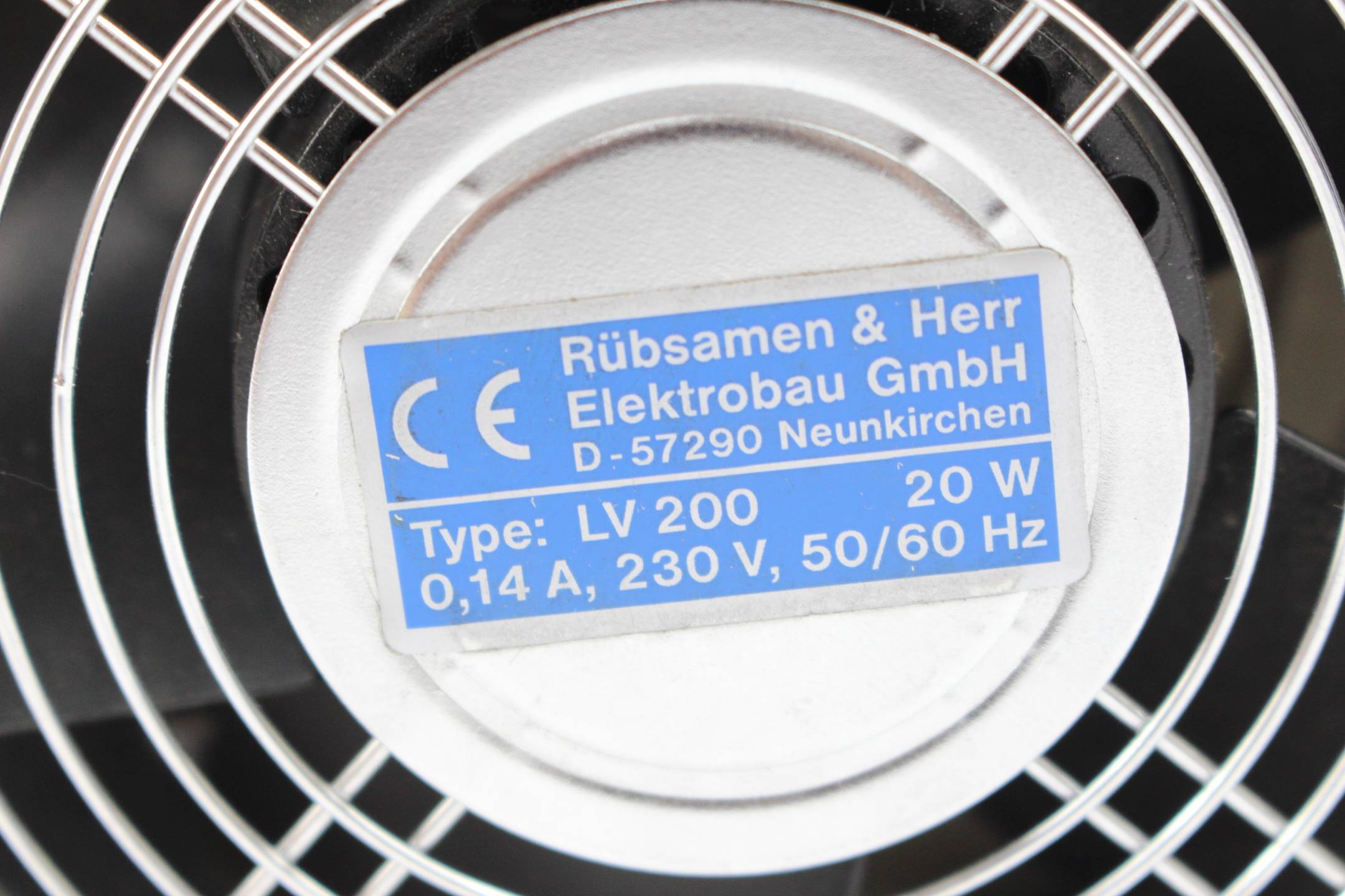 Rübsamen & Herr Elektrobau Schaltschrank- und Gehäusebelüftung LV 200 ( LV200 )