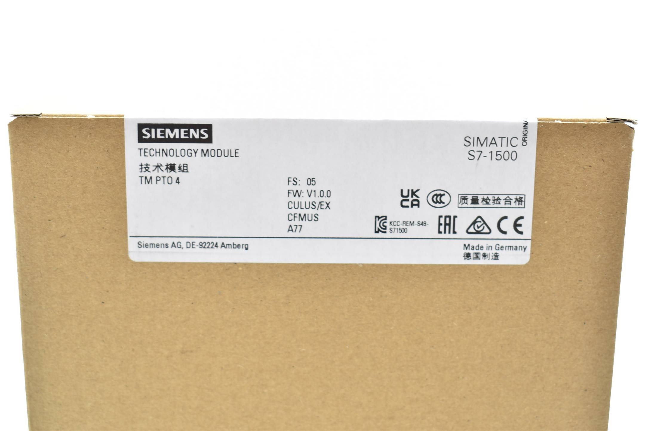 Siemens simatic S7-1500 6ES7 553-1AA00-0AB0 ( 6ES7553-1AA00-0AB0 ) E.05
