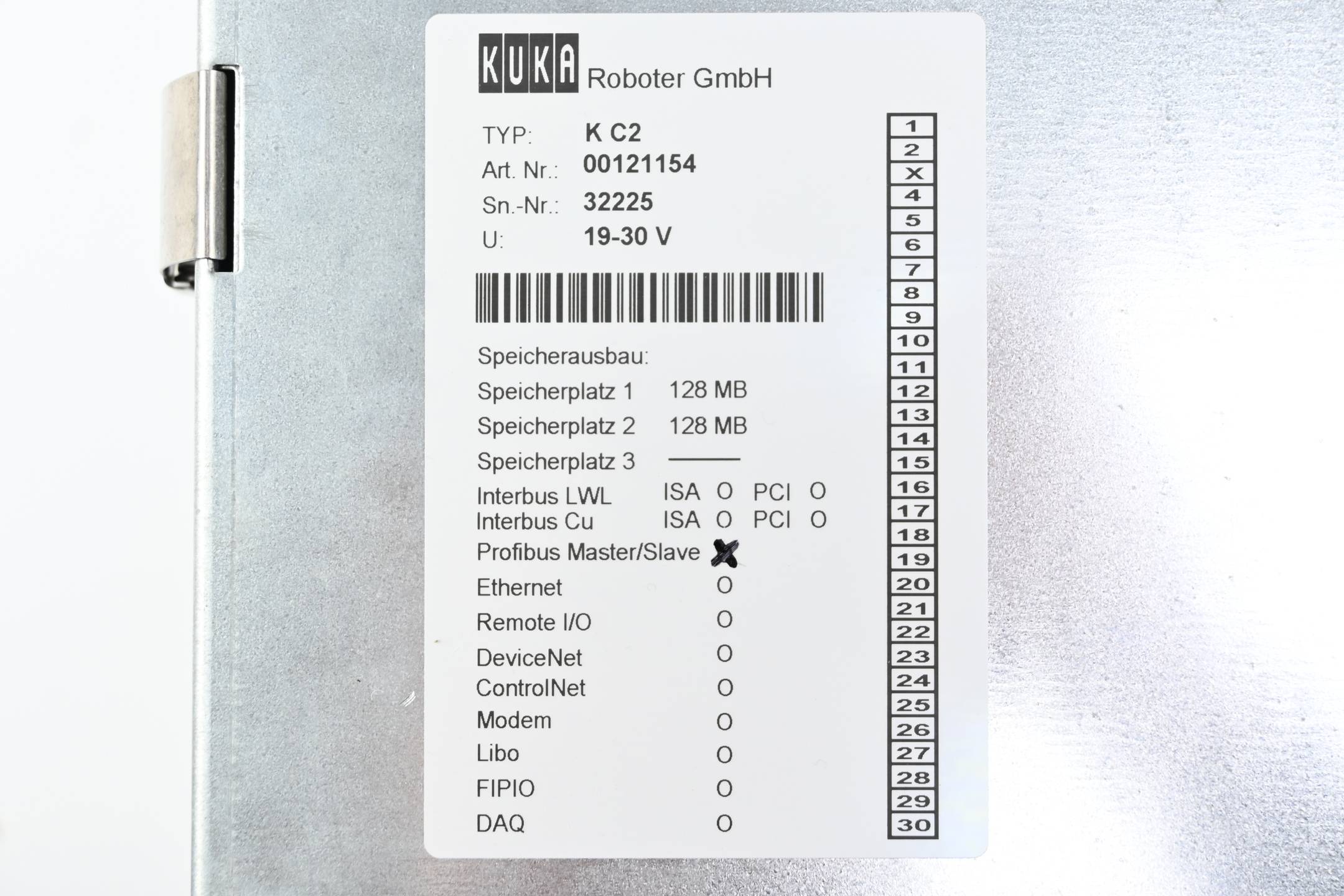 Kuka Steuerung Computer K C2 ( KC2 ) 00121154 00-121-154
