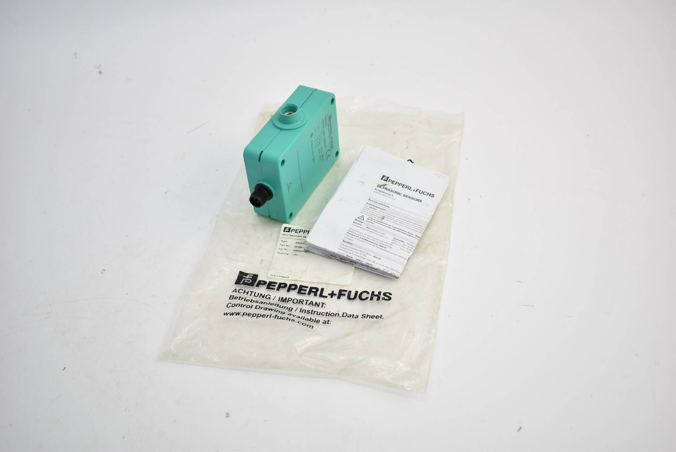 Pepperl & Fuchs Ultraschallsensor ohne Sensor 3RG6342-3AA01-0HC0-PF ( 559561 )