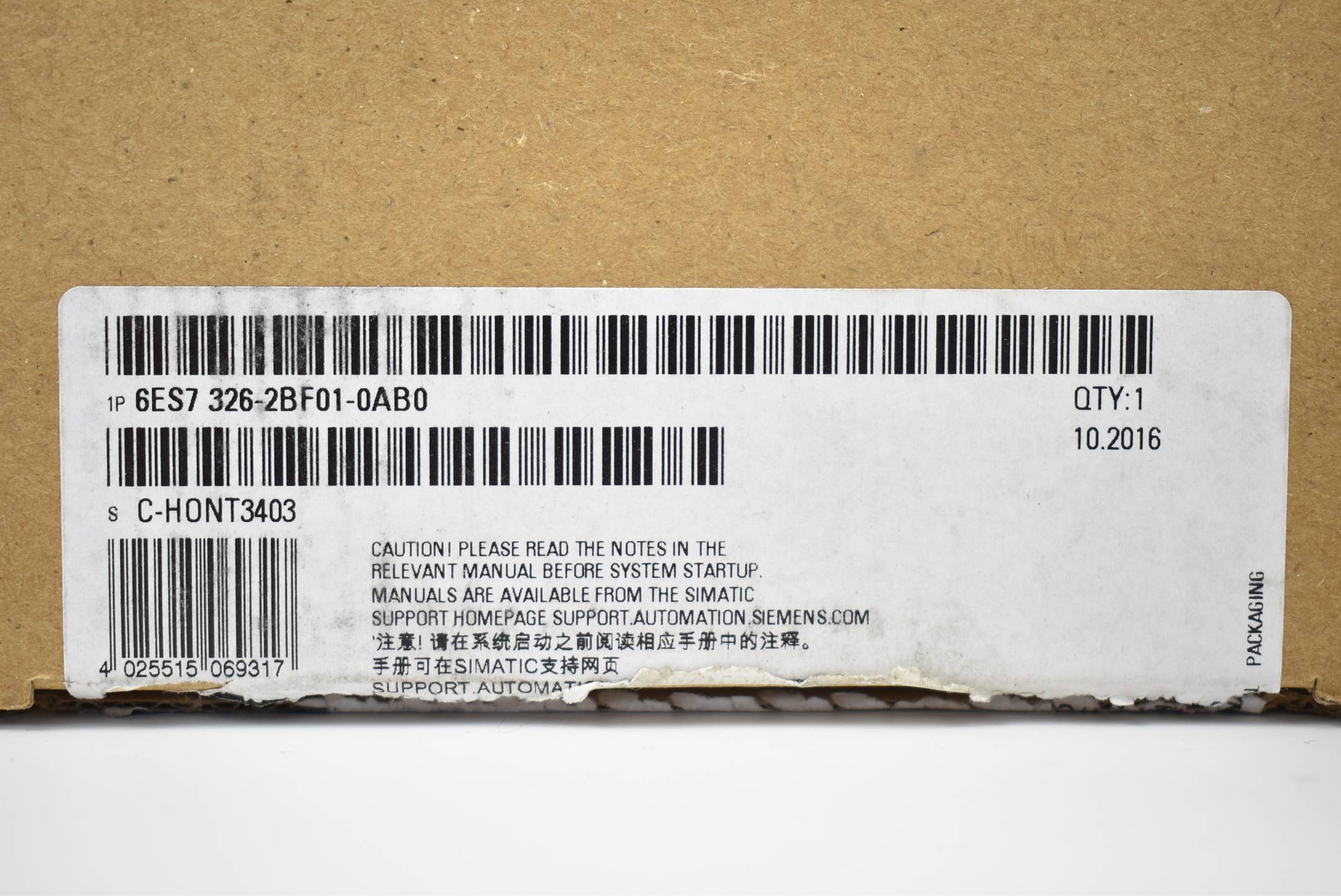 Siemens Simatic S7 Digitalausgabe 6ES7326-2BF01-0AB0 ( 6ES7 326-2BF01-0AB0 ) E6