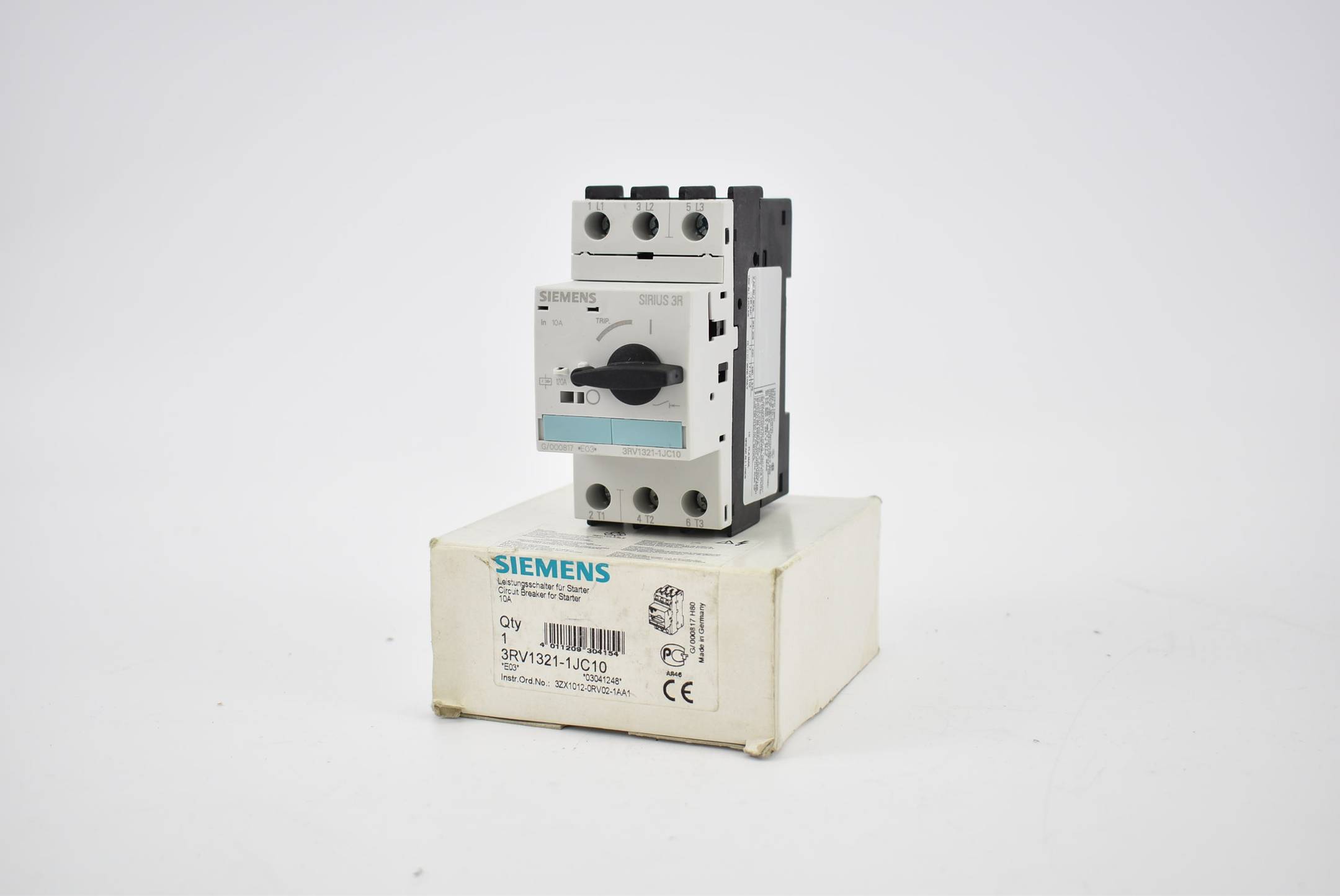Siemens sirius 3R Leistungsschalter 10A 3RV1 321-1JC10 ( 3RV1321-1JC10 )