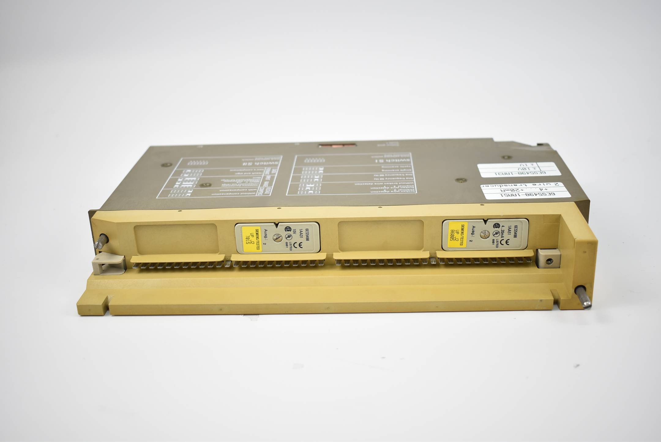 Siemens simatic S5 6ES5460-7LA13 + 6ES5498-1AA31 + 6ES5498-1AA51