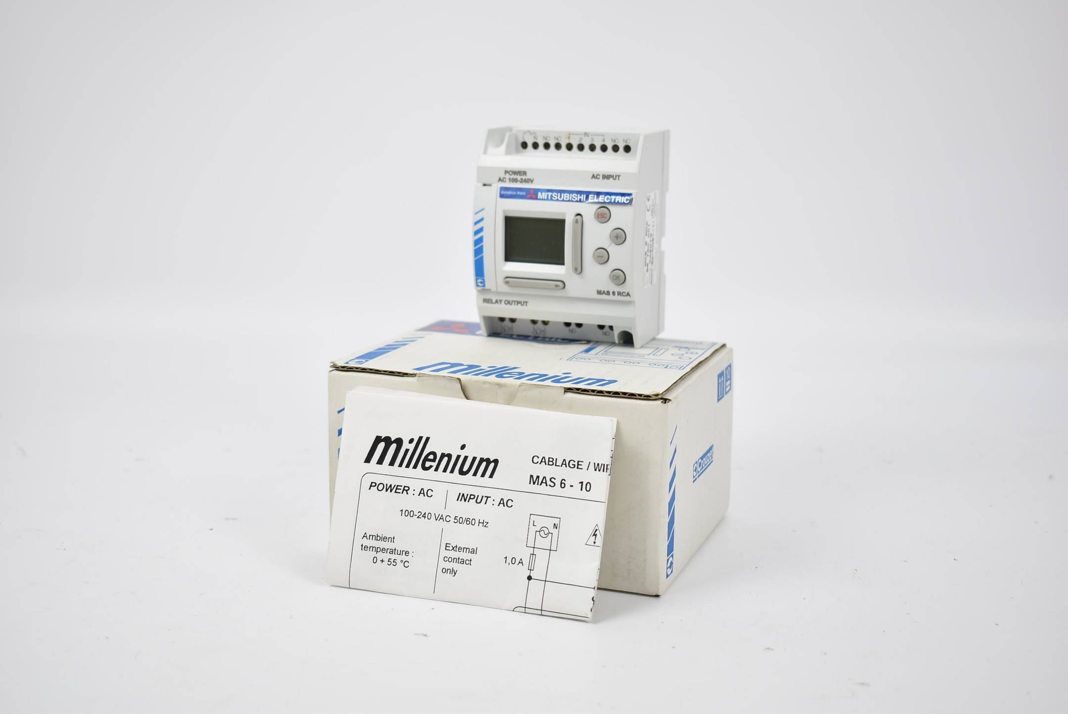 Mitsubishi electric Crouzet millenium AC100-240V 8A MAS 6 RCA ( 89750001 )