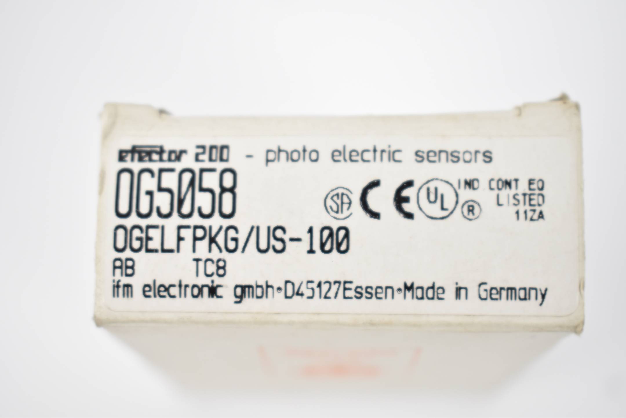 ifm Einweglichtschranke Empfänger OG5058 ( OGELFPKG/US-100 )