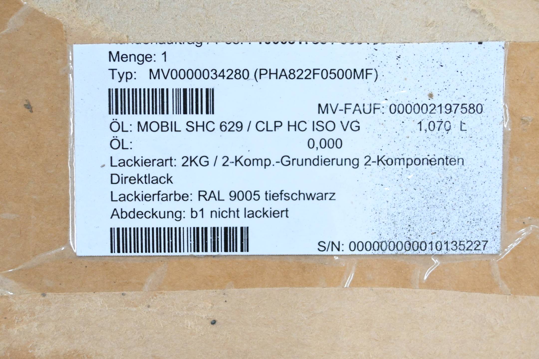Stöber PHA Getriebe i=50 für B&R 8LSA65 PHA822F0500MF ( MV0000034280 )