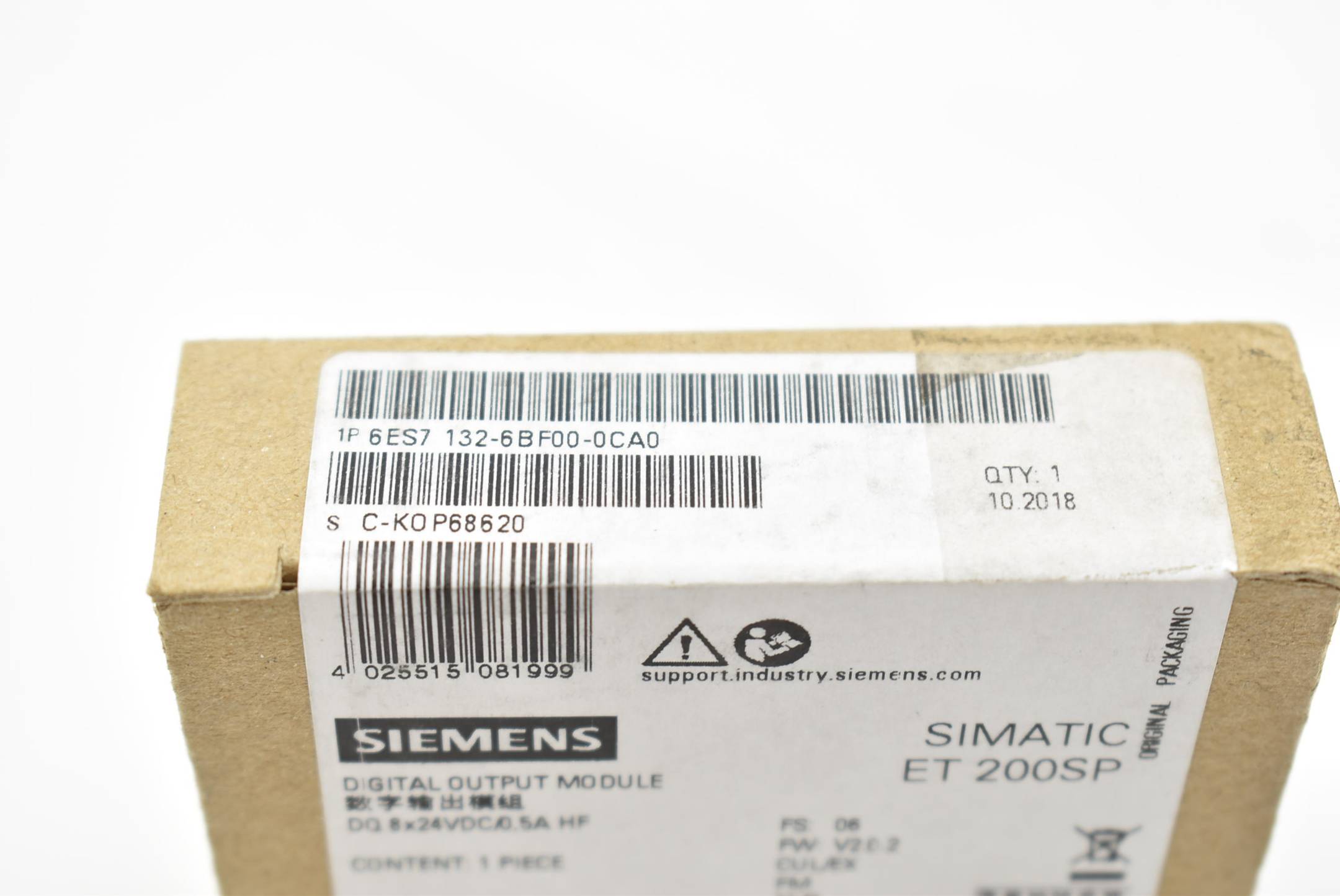 Siemens simatic ET 200SP 6ES7 132-6BF00-0CA0 ( 6ES7132-6BF00-0CA0 ) FS.6