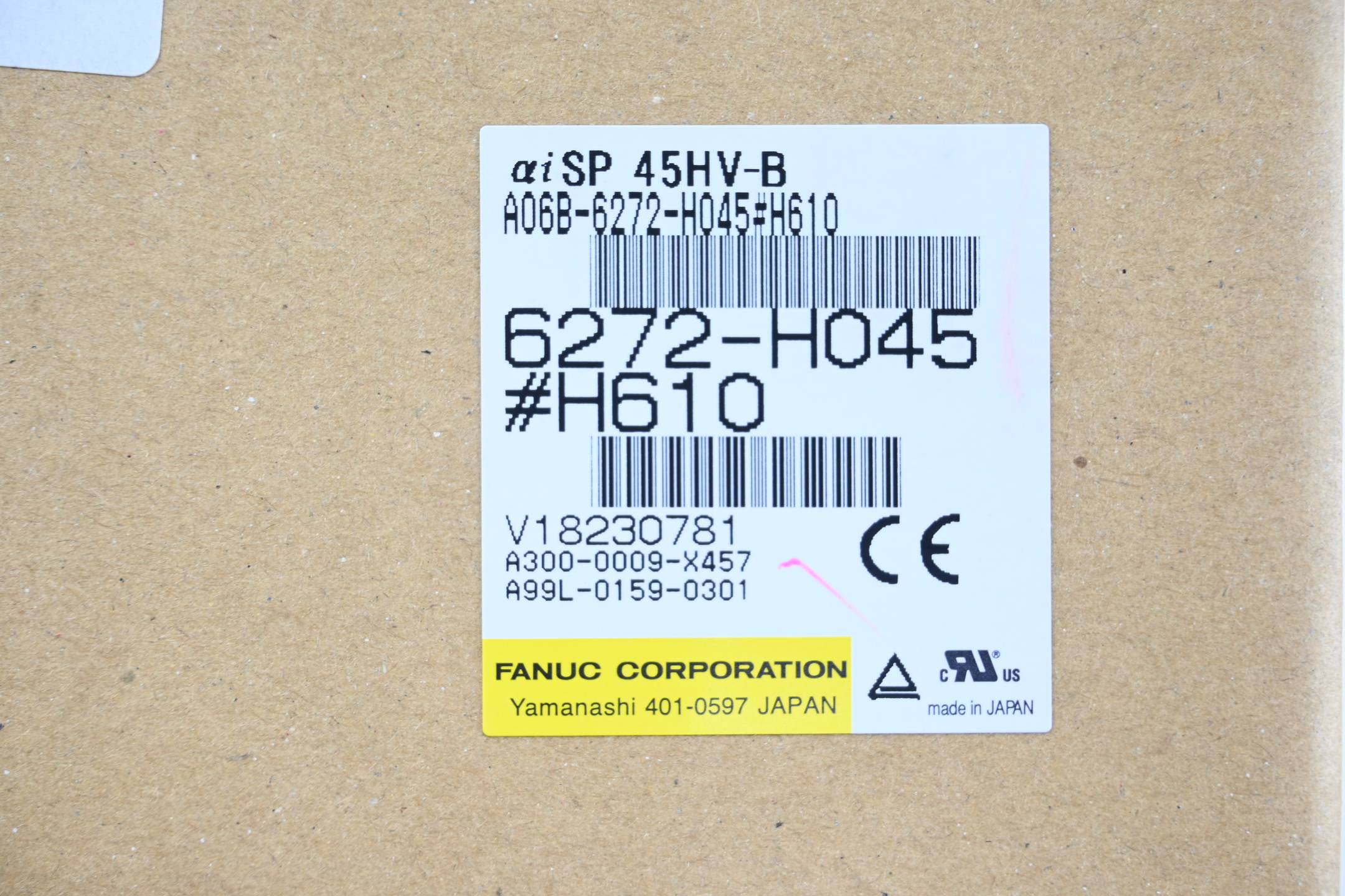 Fanuc Servo Amplifier A06B-6272-H045#H610