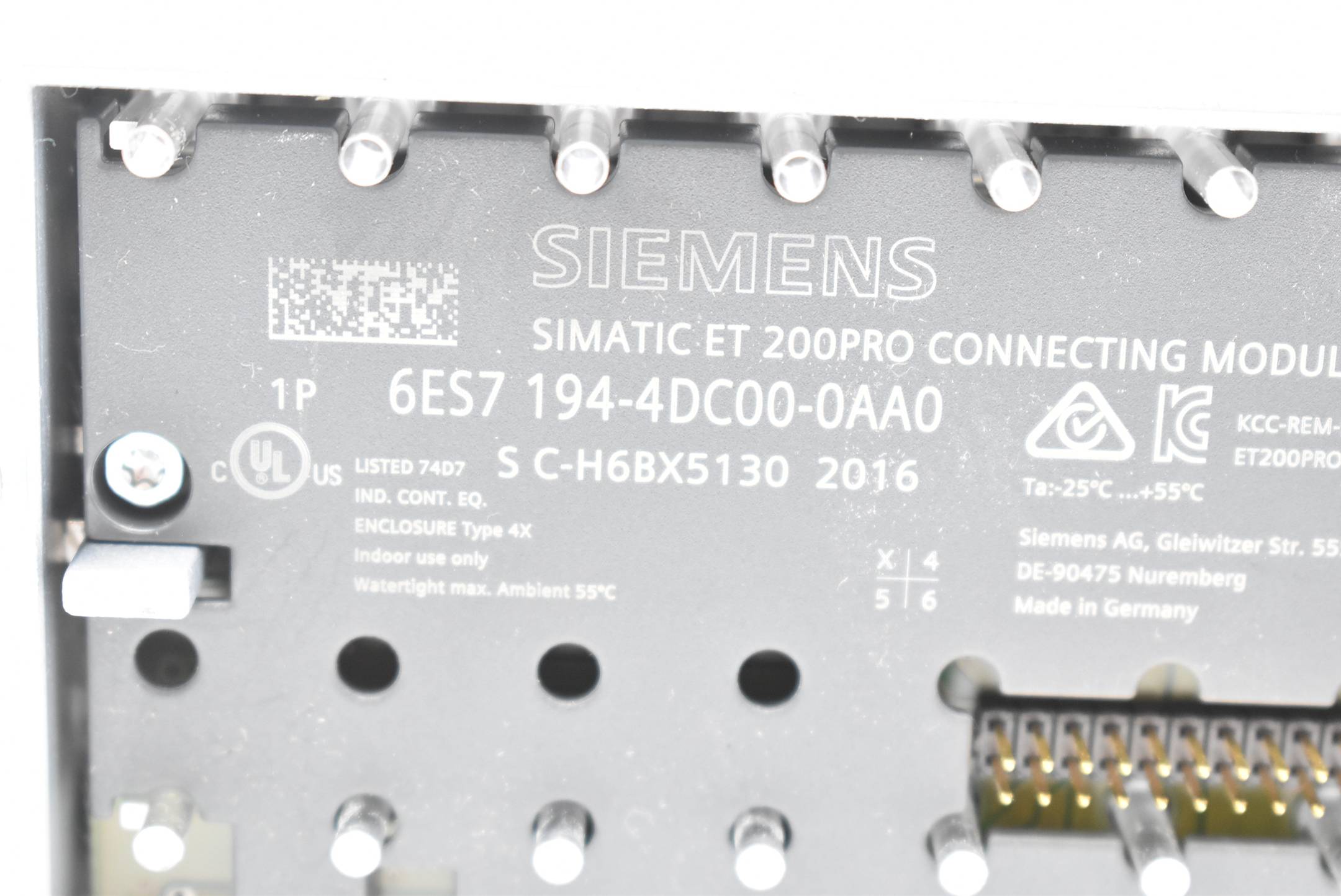 Siemens simatic ET 200PRO 6ES7 194-4DC00-0AA0 ( 6ES7194-4DC00-0AA0 ) E3