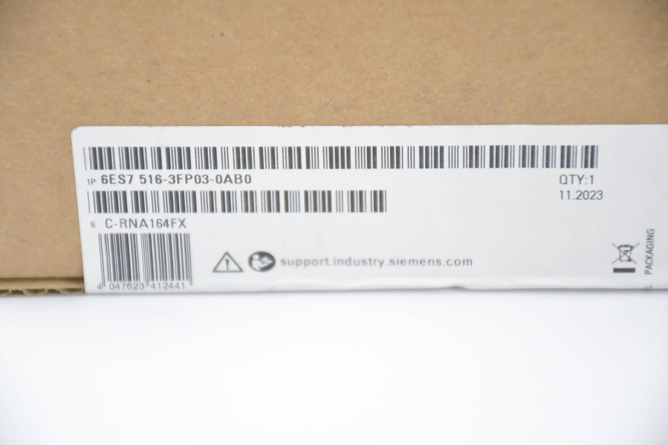 Siemens Simatic S7-1500 CPU 6ES7516-3FP03-0AB0 ( 6ES7 516-3FP03-0AB0 ) E04