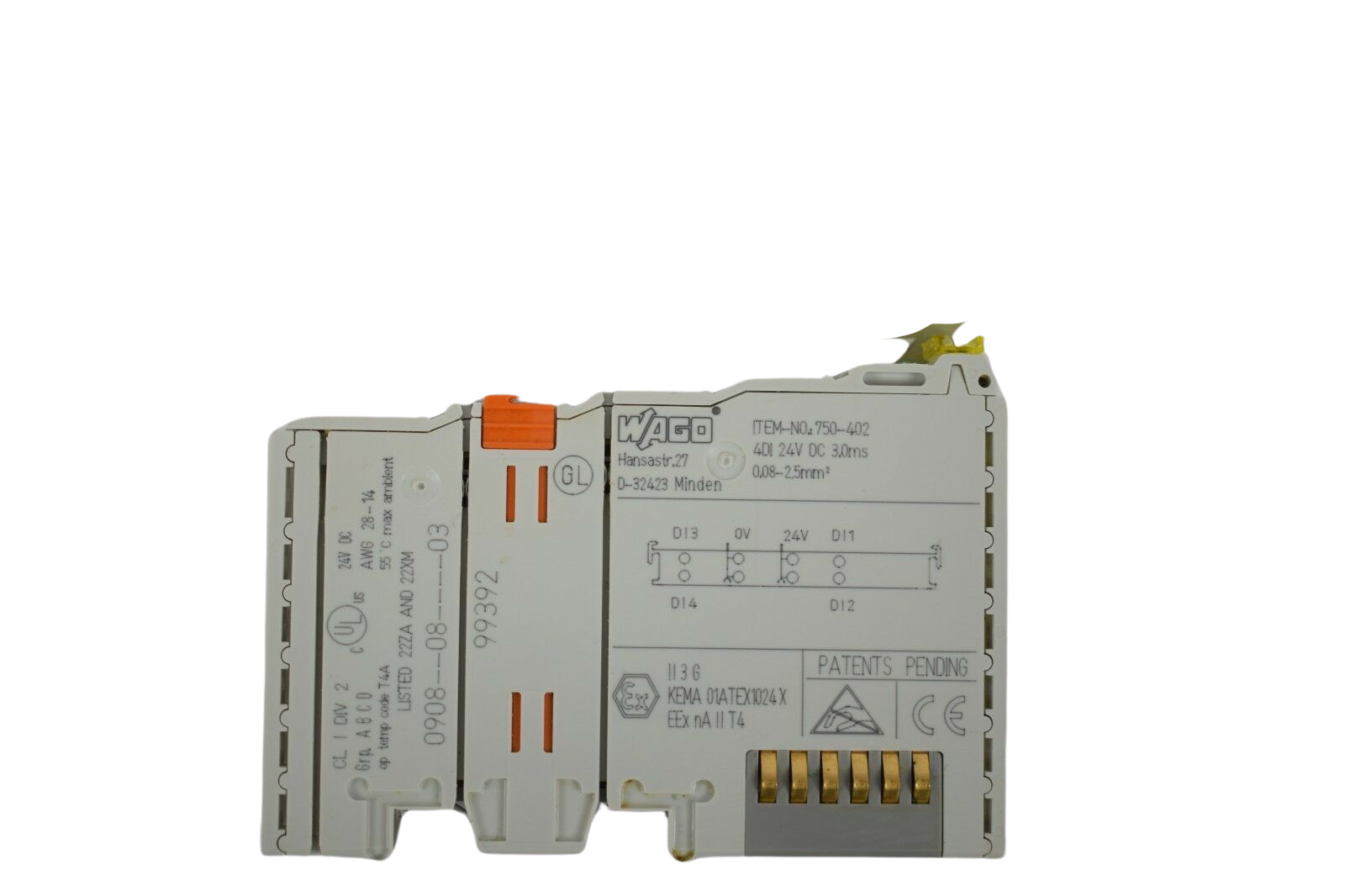 WAGO 750-402 4-Kanal-Digitaleingang
