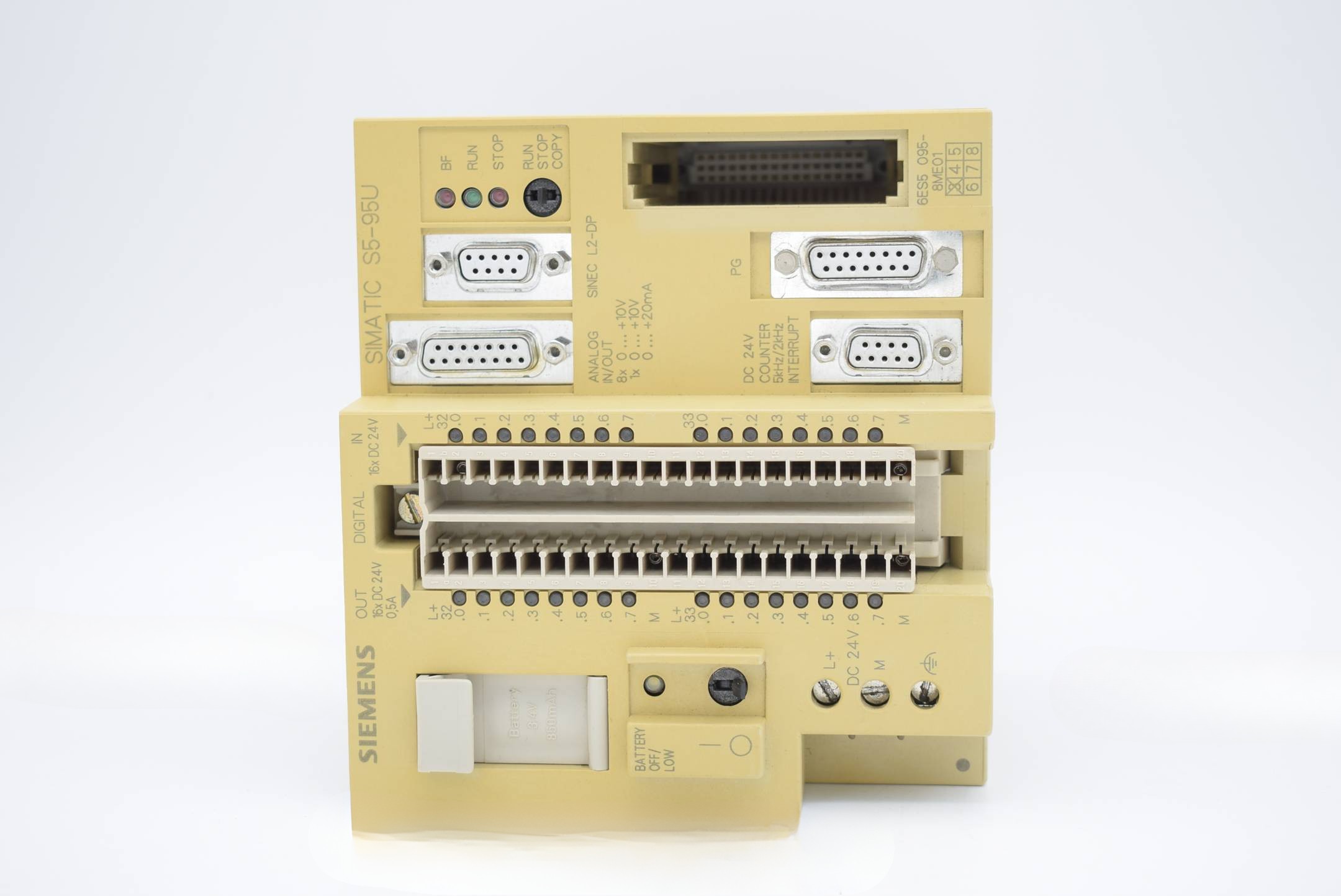 Siemens Simatic S5-95U Compact Profibus 6ES5 095-8ME01 ( 6ES5095-8ME01 ) E3 Siemens Simatic S5-95U Compact Profibus 6ES5 095-8ME01 ( 6ES5095-8ME01 ) E3