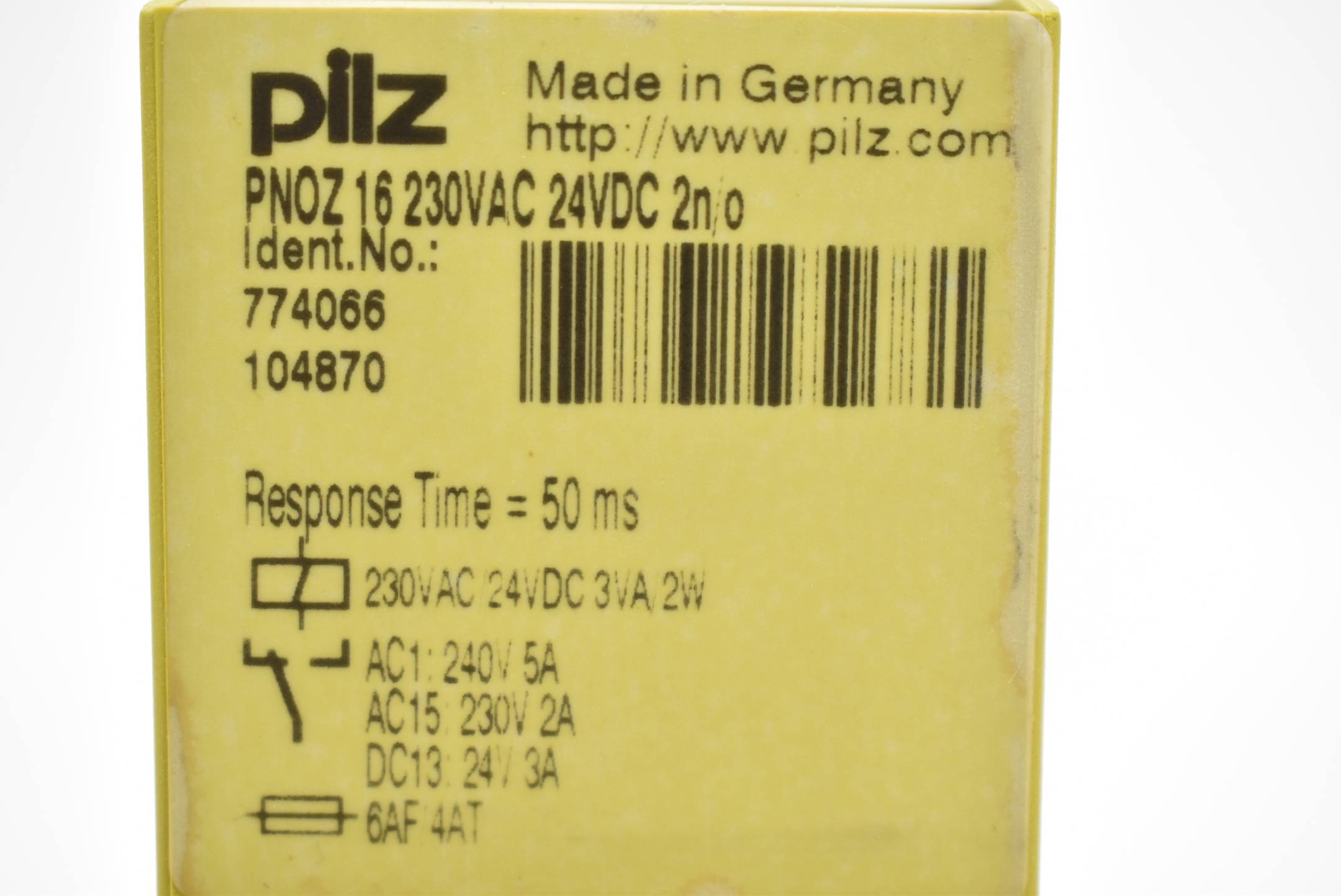 Pilz PNOZ 16 Sicherheitsschaltgerät ( 774066 )