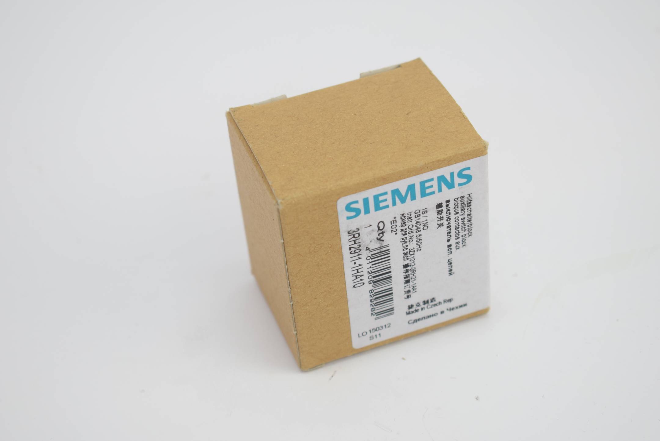 Siemens Hilfschalter frontseitig 3RH2911-1HA10 ( 3RH2 911-1HA10 )