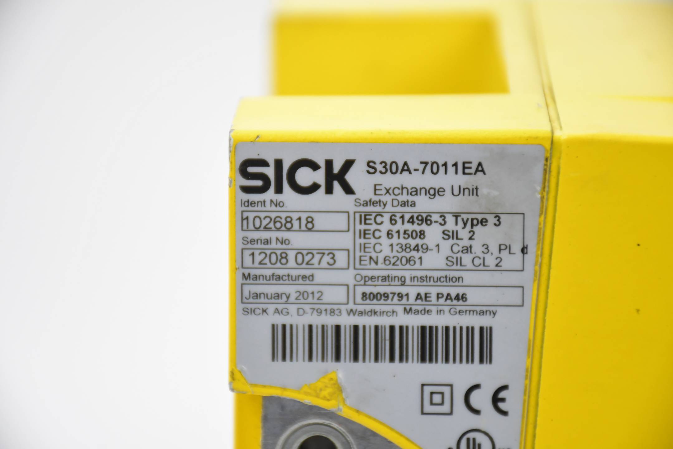 Sick Sicherheitslaserscanner S30A-7011EA ( 1026818 )