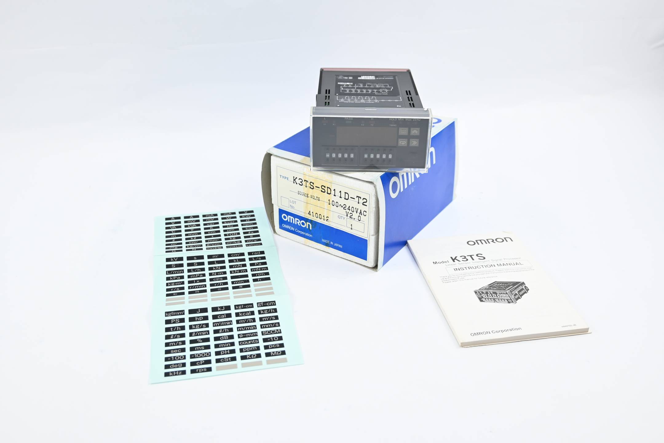 Omron Linear Sensor Intelligent Signal Processor 100-240 VAC ( K3TS-SD11D-T2 )
