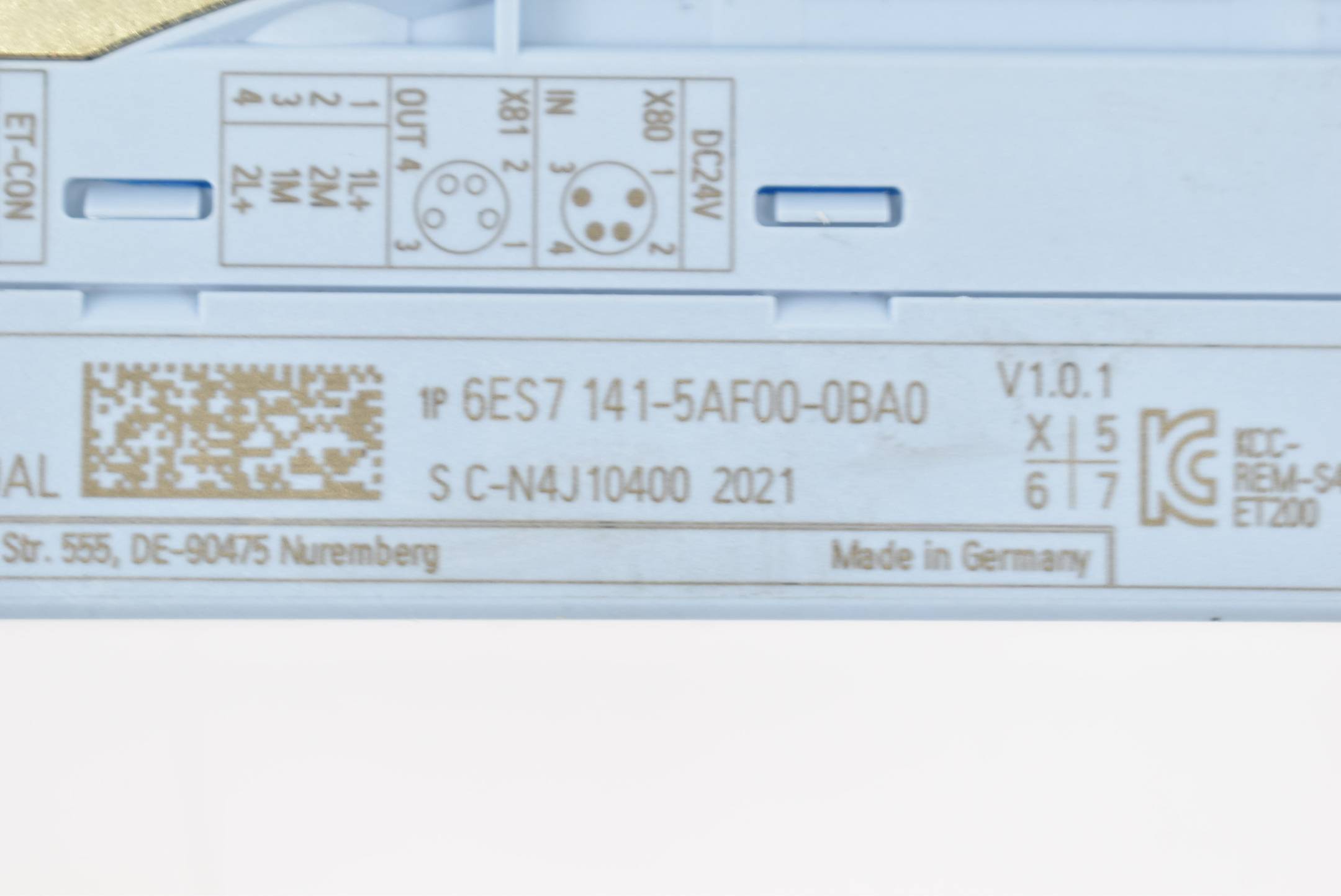 Siemens Simatic ET 200AL 6ES7141-5AF00-0BA0 ( 6ES7 141-5AF00-0BA0 )