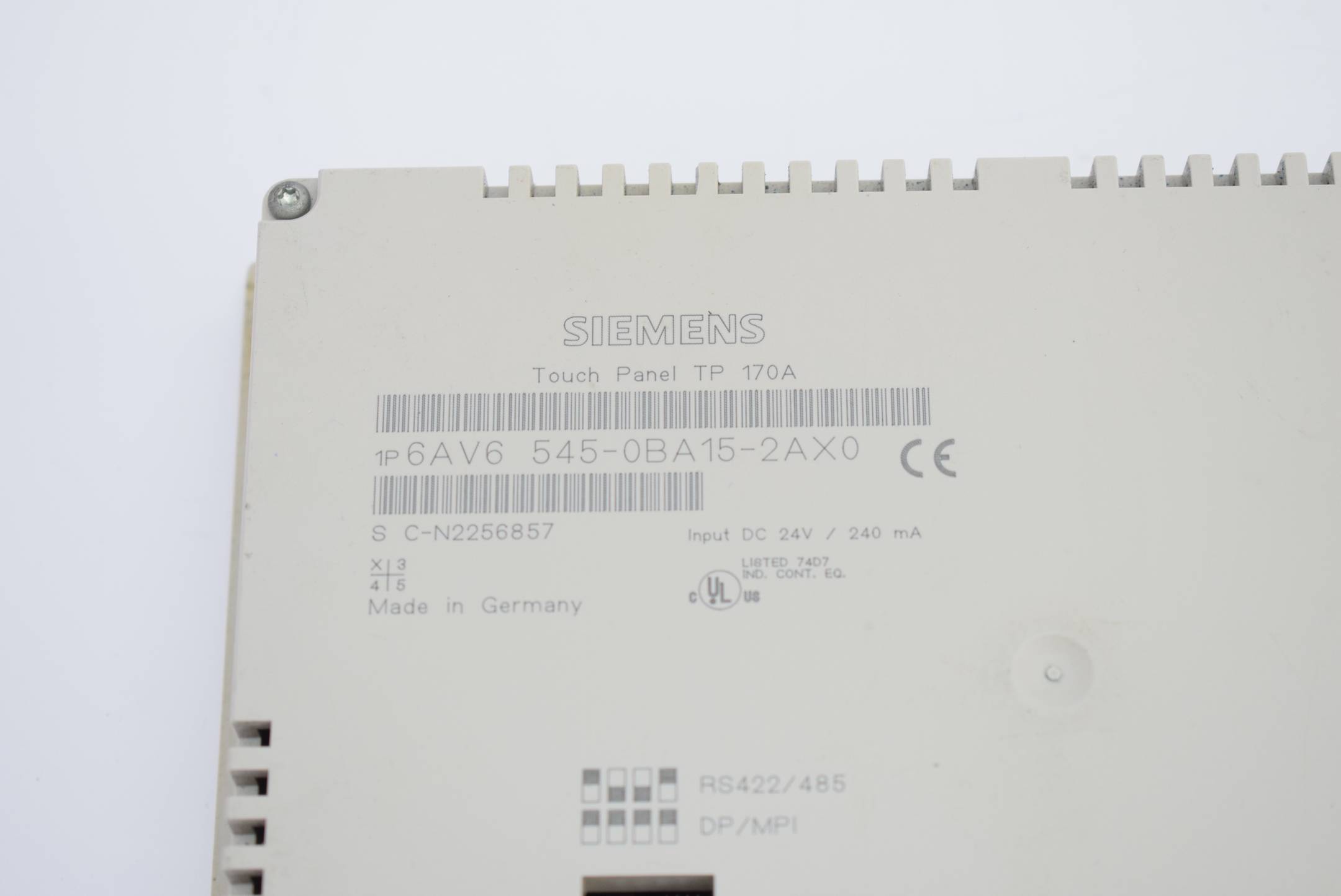 Siemens simatic Panel TP 170A 6AV6 545-0BA15-2AX0 ( 6AV6545-0BA15-2AX0 )