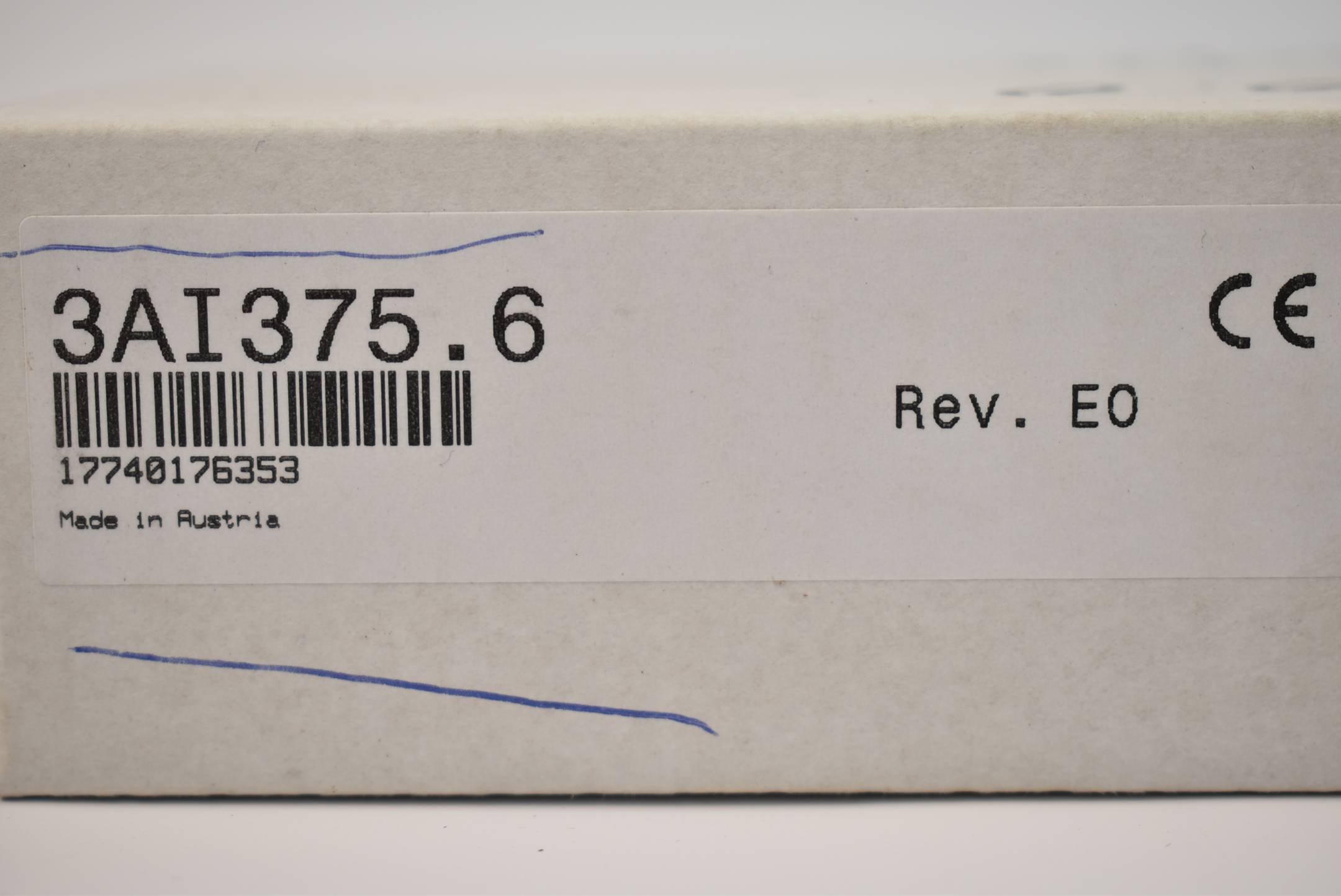 B&R automation analoges Eingangsmodul 3AI375.6 Rev. E0