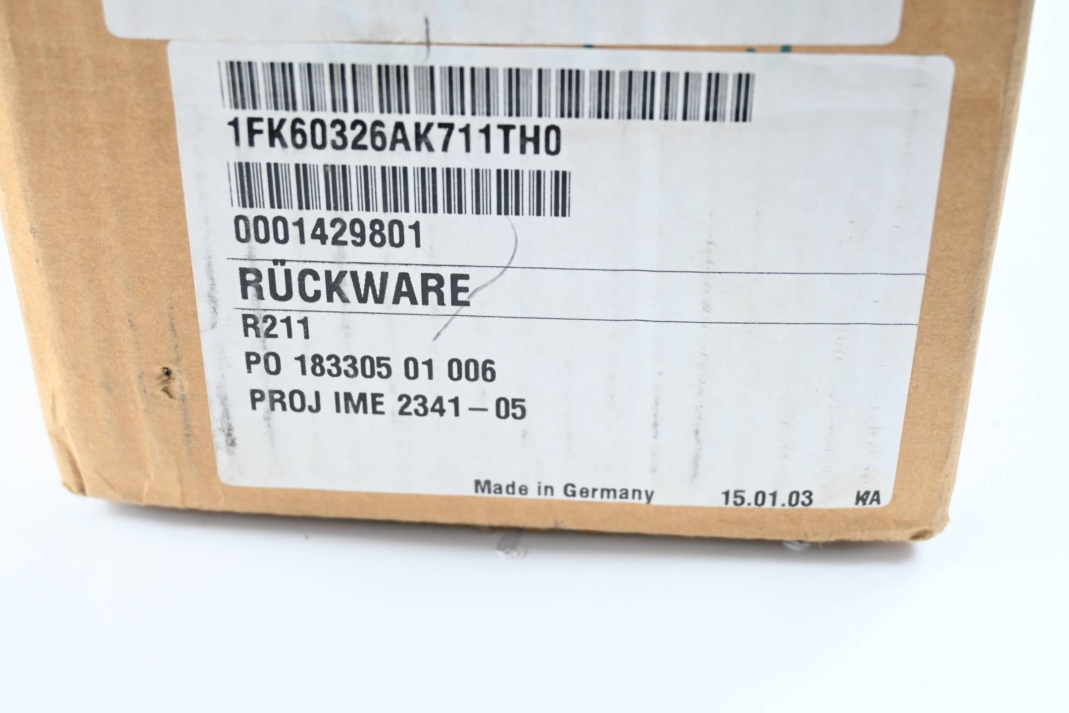 Siemens Synchronservomotor 1FK6032-6AK71-1TH0 ( 1FK6 032-6AK71-1TH0 ) 