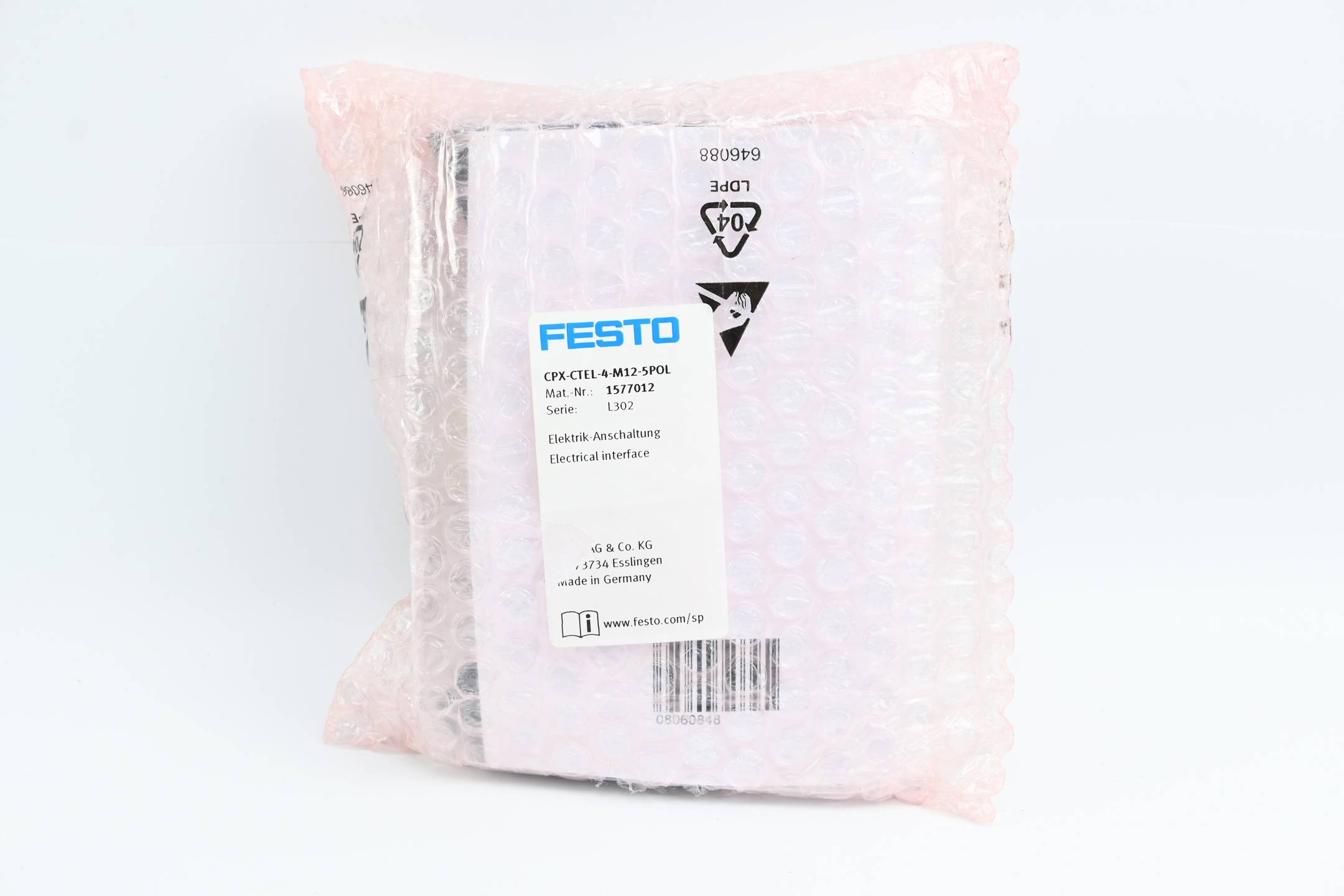 Festo Elektrik-Anschaltung CPX-CTEL-4-M12-5POL ( 1577012 )