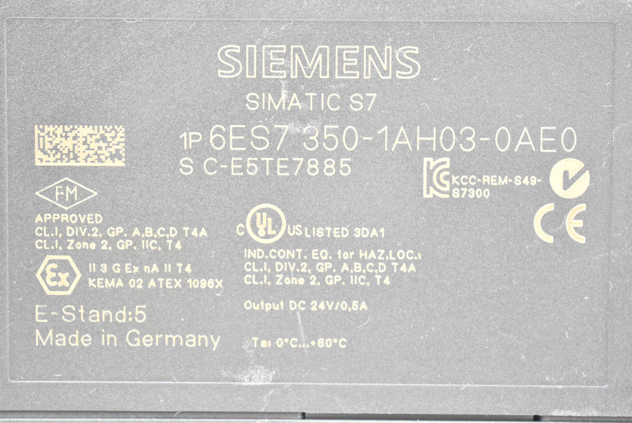 Siemens Simatic S7-300 FM350 6ES7350-1AH03-0AE0 ( 6ES7 350-1AH03-0AE0 )