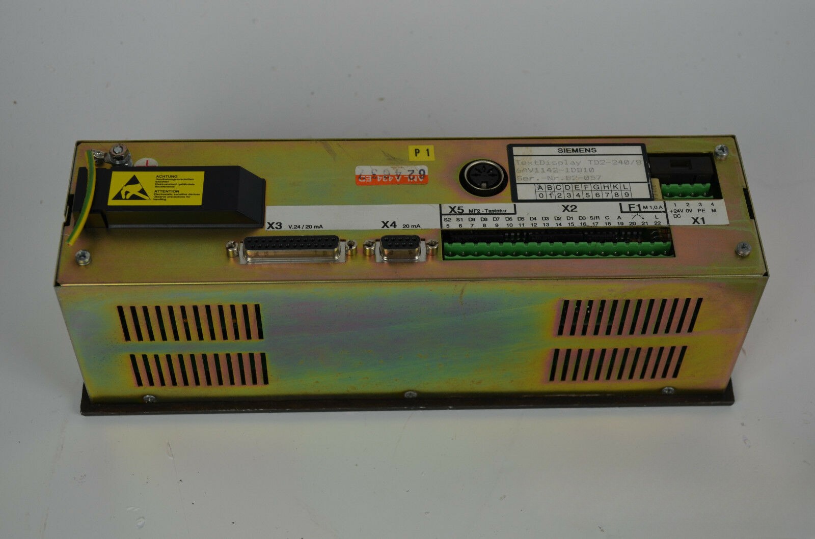 Siemens TextDisplay TD2-240/8 6AV1142-1DB10 ( 6AV1 142-1DB10 )