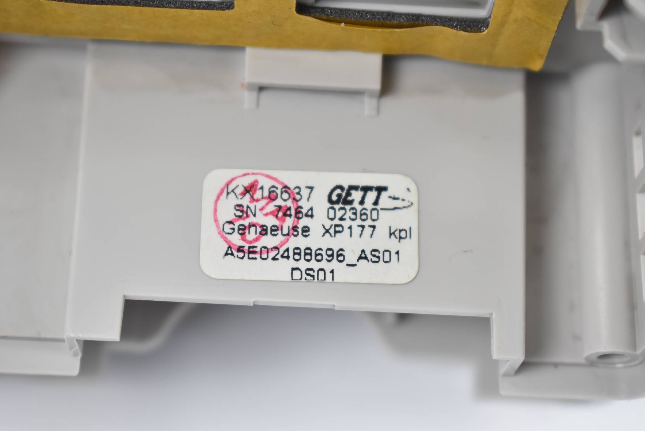 Siemens simatic OP177 Frontcover + Membrane A5E02488696 D