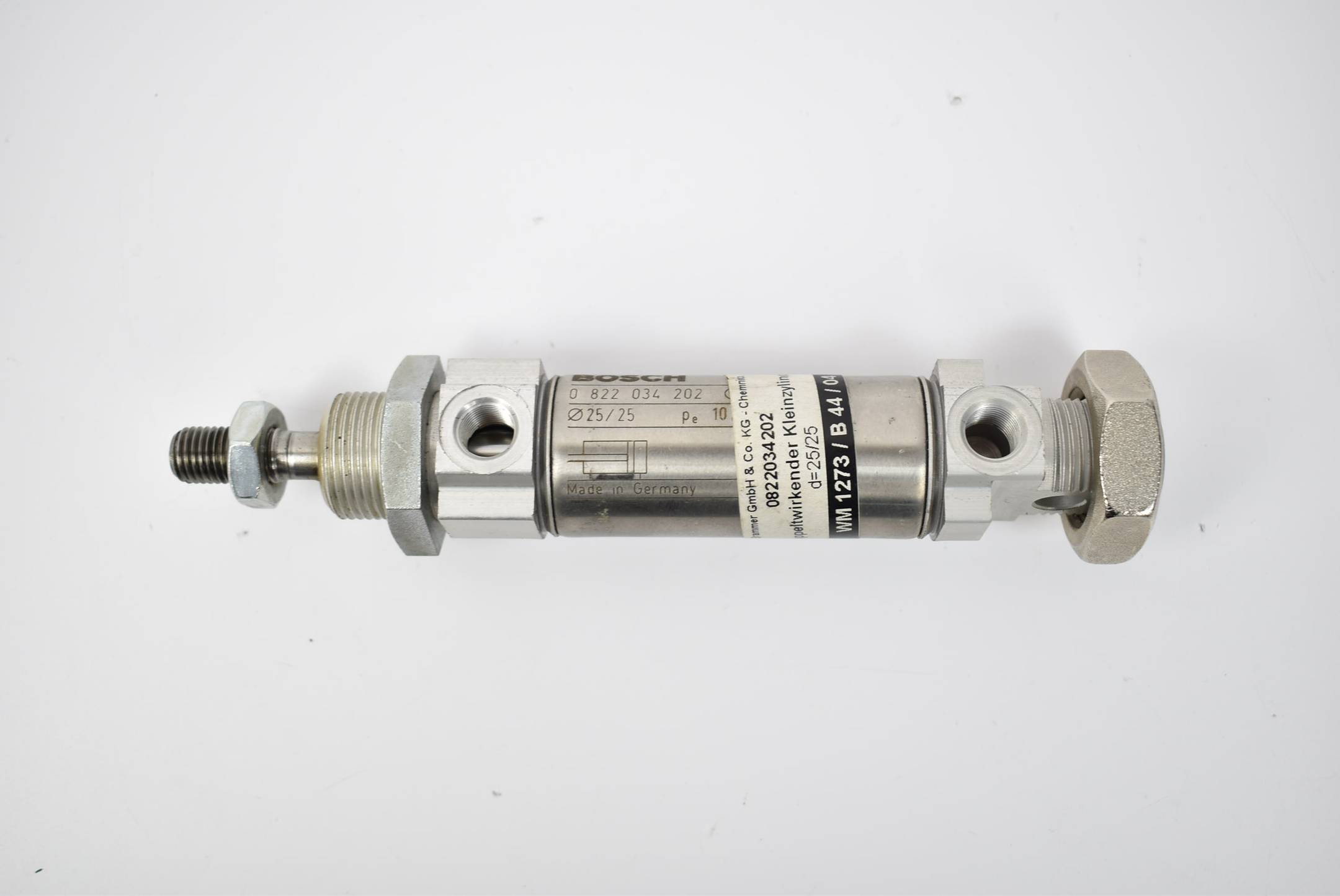 Bosch doppeltwirkender Kleinzylinder 25/25mm 10 bar 0822034202