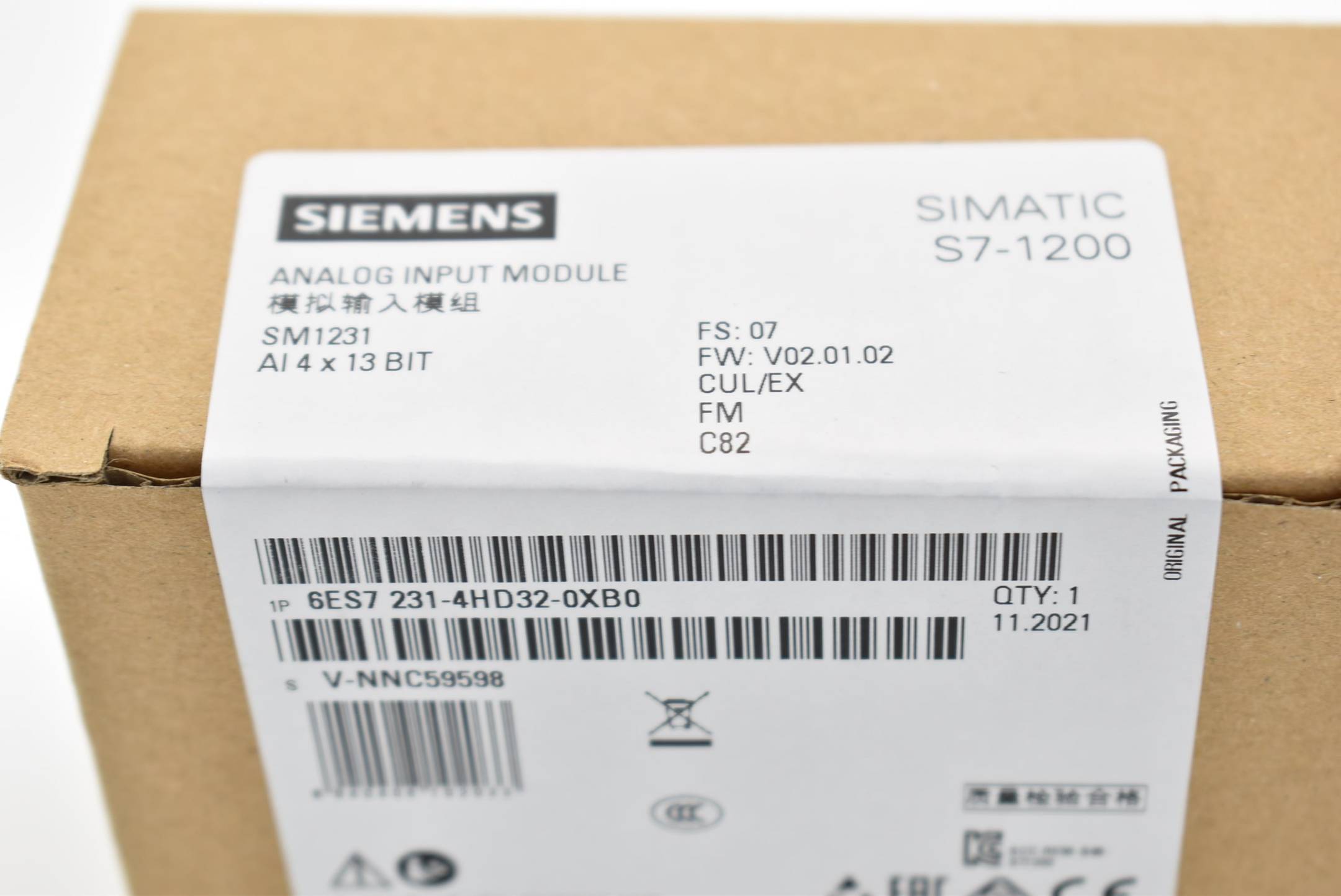 Siemens simatic S7-1200 AI 6ES7 231-4HD32-0XB0 ( 6ES7231-4HD32-0XB0 )