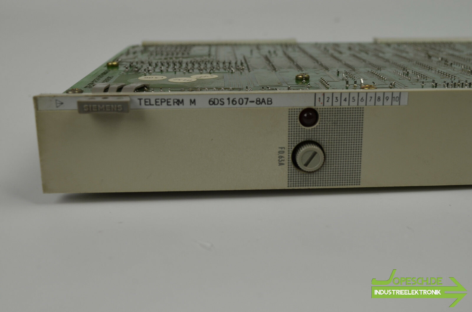 Siemens Teleperm M Zählerimpulseingabebaugruppe 6DS1607-8AB ( 6DS1 607-8AB )
