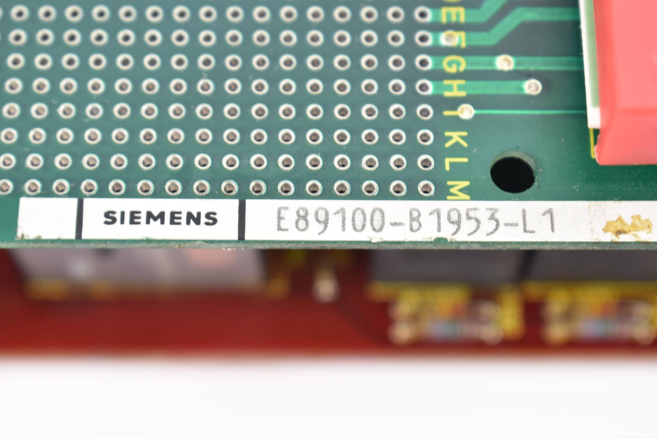 Siemens Steuerkarten E89100-B1953-L1 + MA8809-J18E