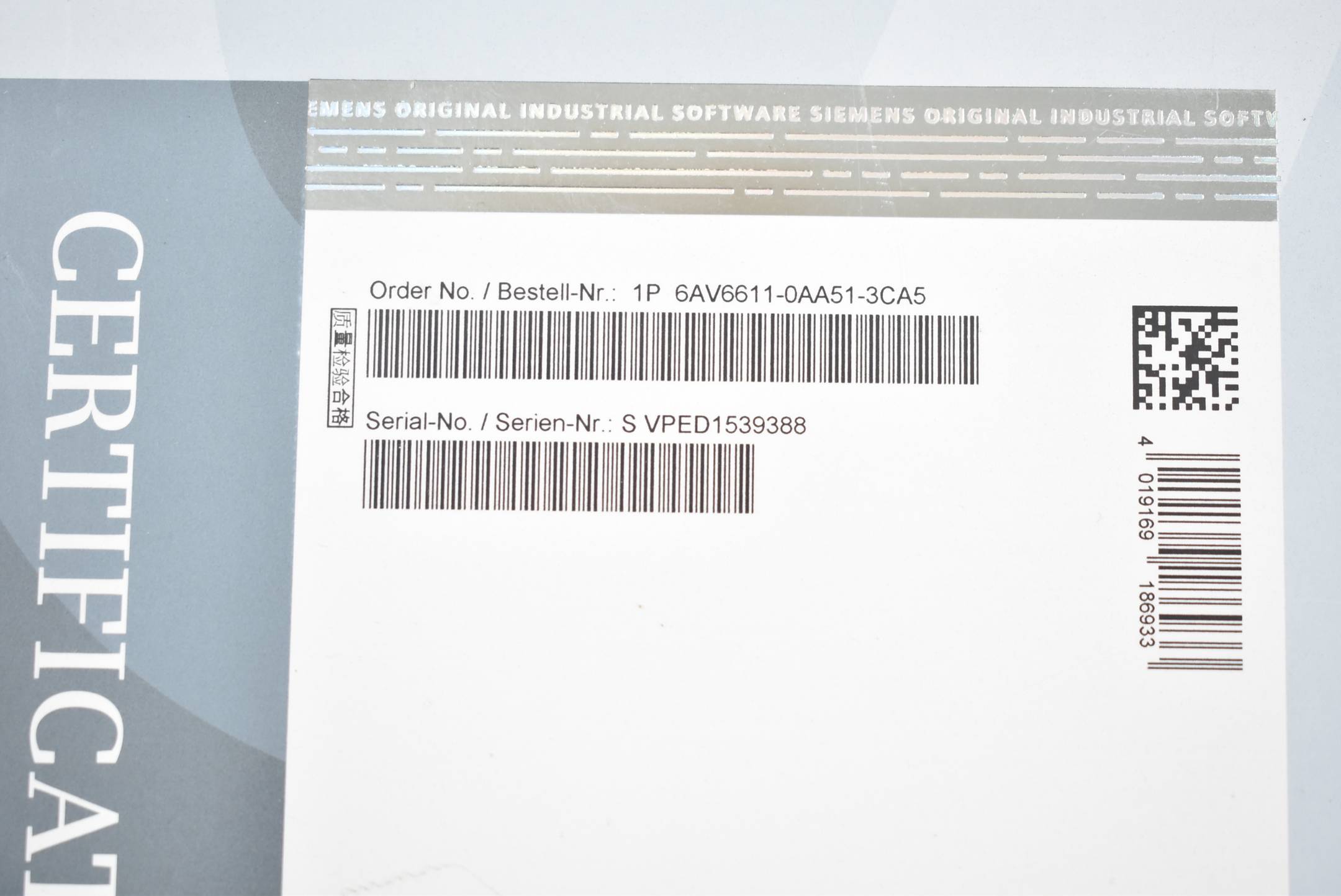 Siemens Simatic WinCC 2008 Compact 6AV6611-0AA51-3CA5 ( 6AV6 611-0AA51-3CA5 )